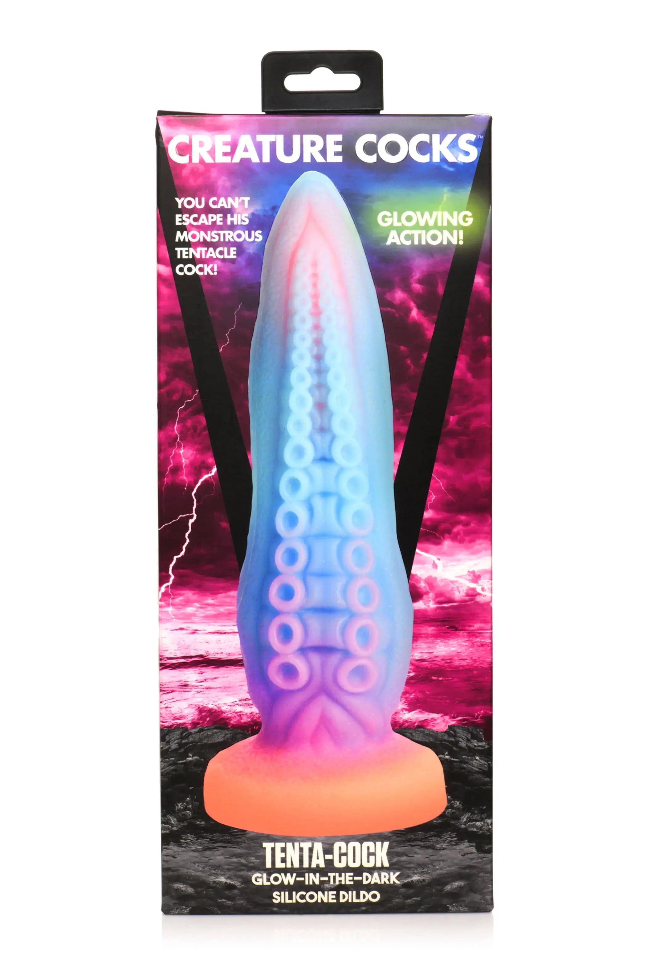 Creature Cocks Tenta-Cock Glow in the Dark Silicone Dildo XR Brands