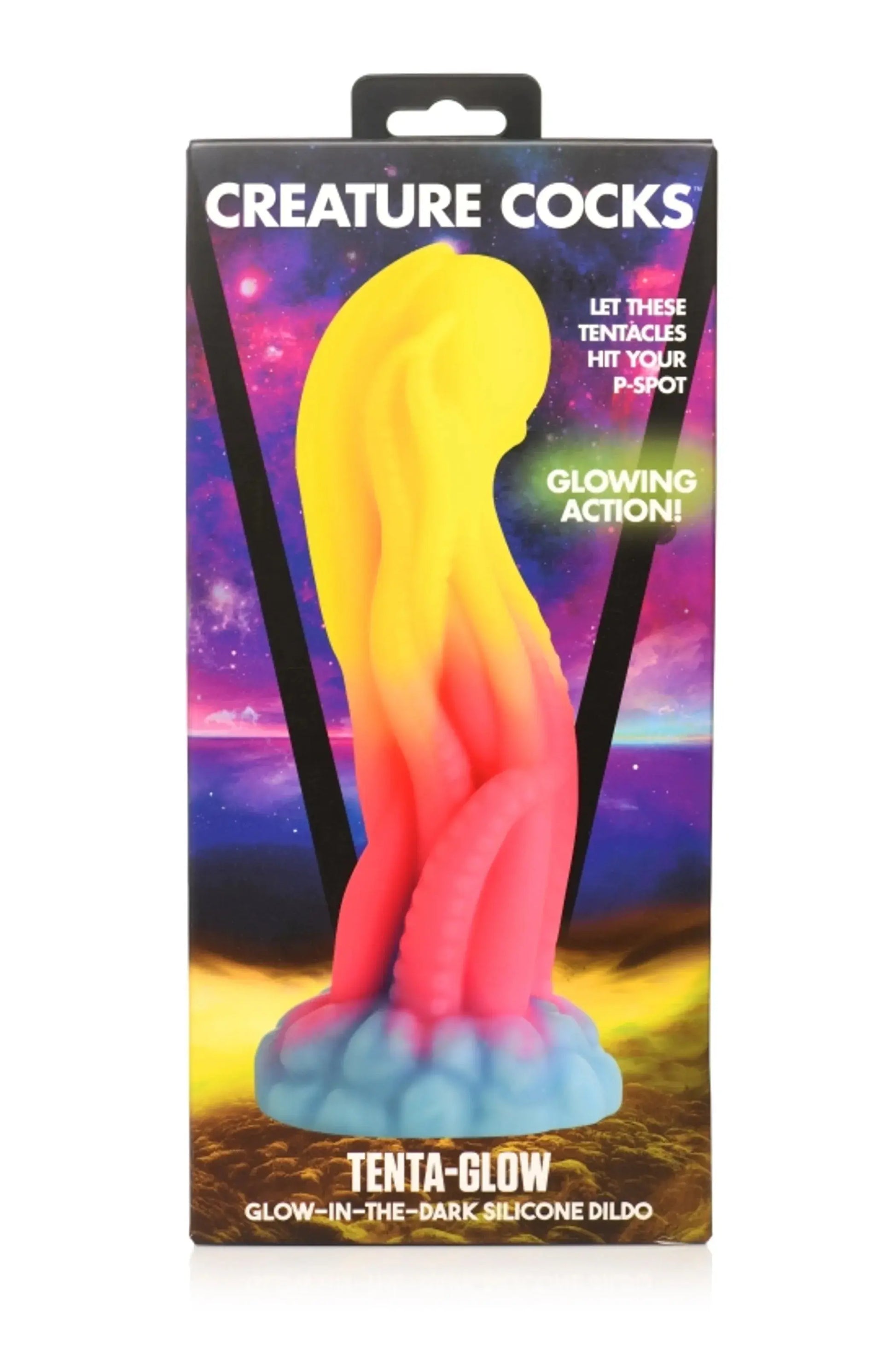 Creature Cocks Tenta-Glow Glow in the Dark Dildo XR Brands