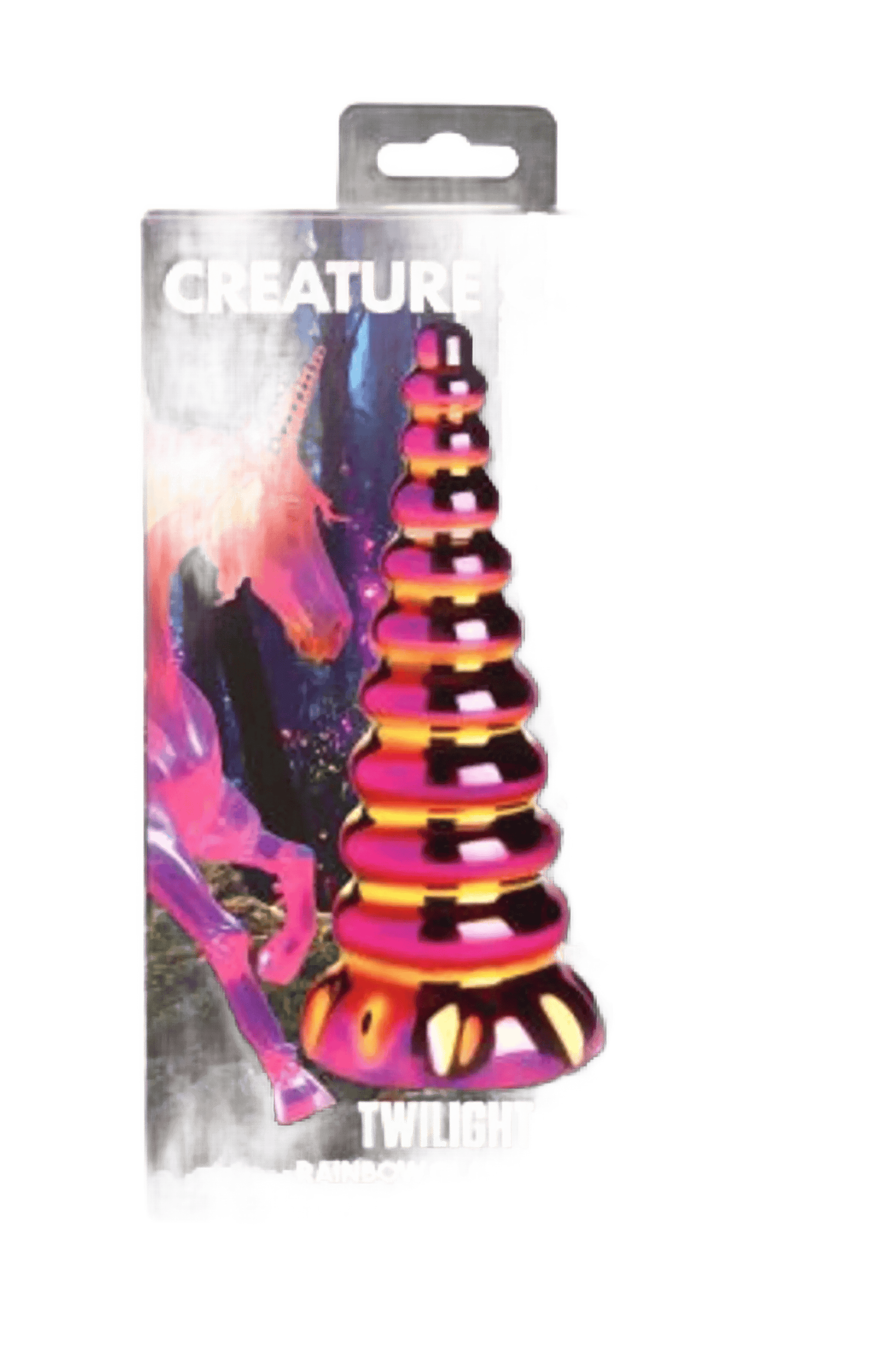 CREATURE COCKS TWILIGHT RAINBOW GLASS DILDO XR Brands