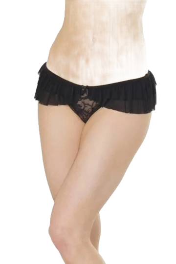 Coquette Crotchless Panty - Size: OS | Pack Of: 1 Coquette