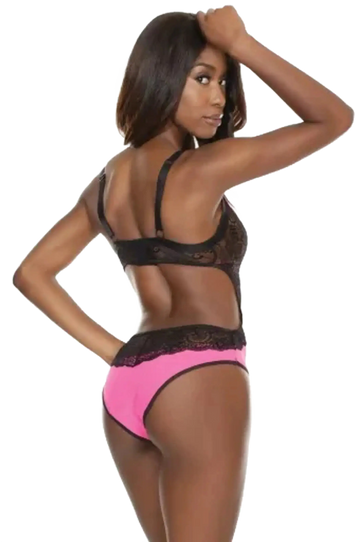 Coquette Crotchless Teddy Coquette