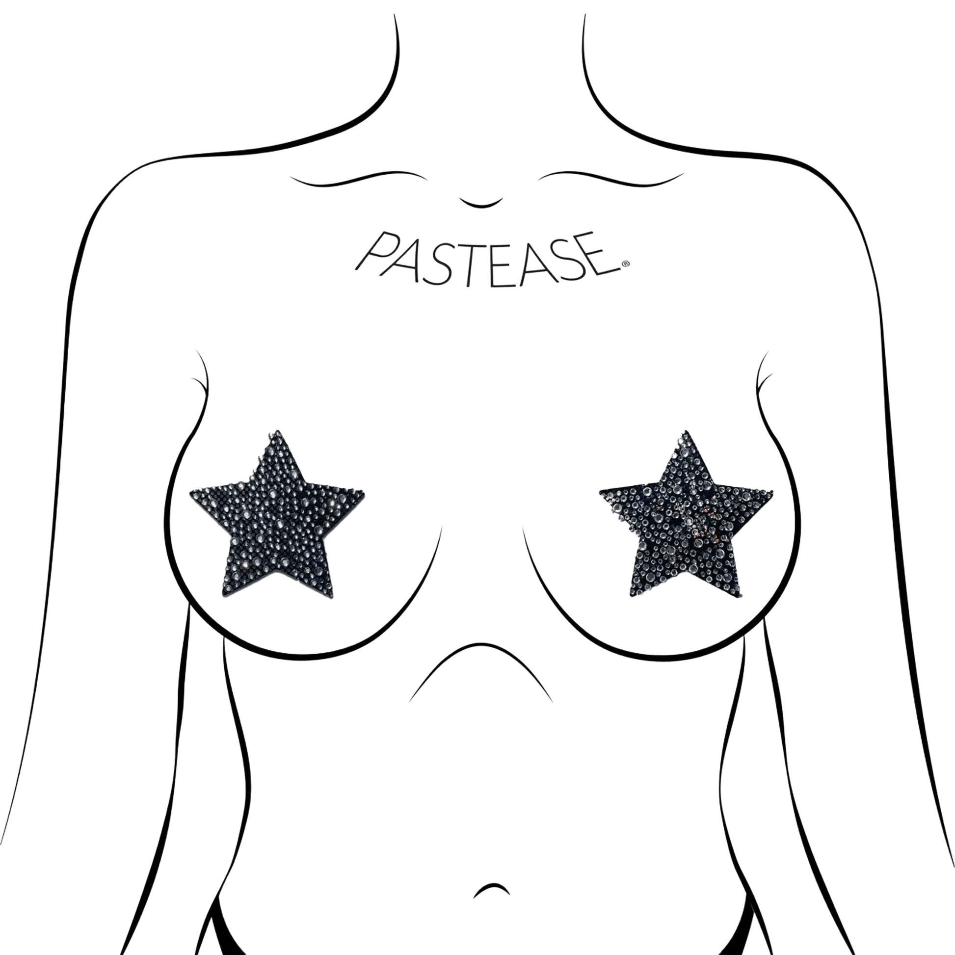 PASTEASE CRYSTAL BLACK STARS Pastease