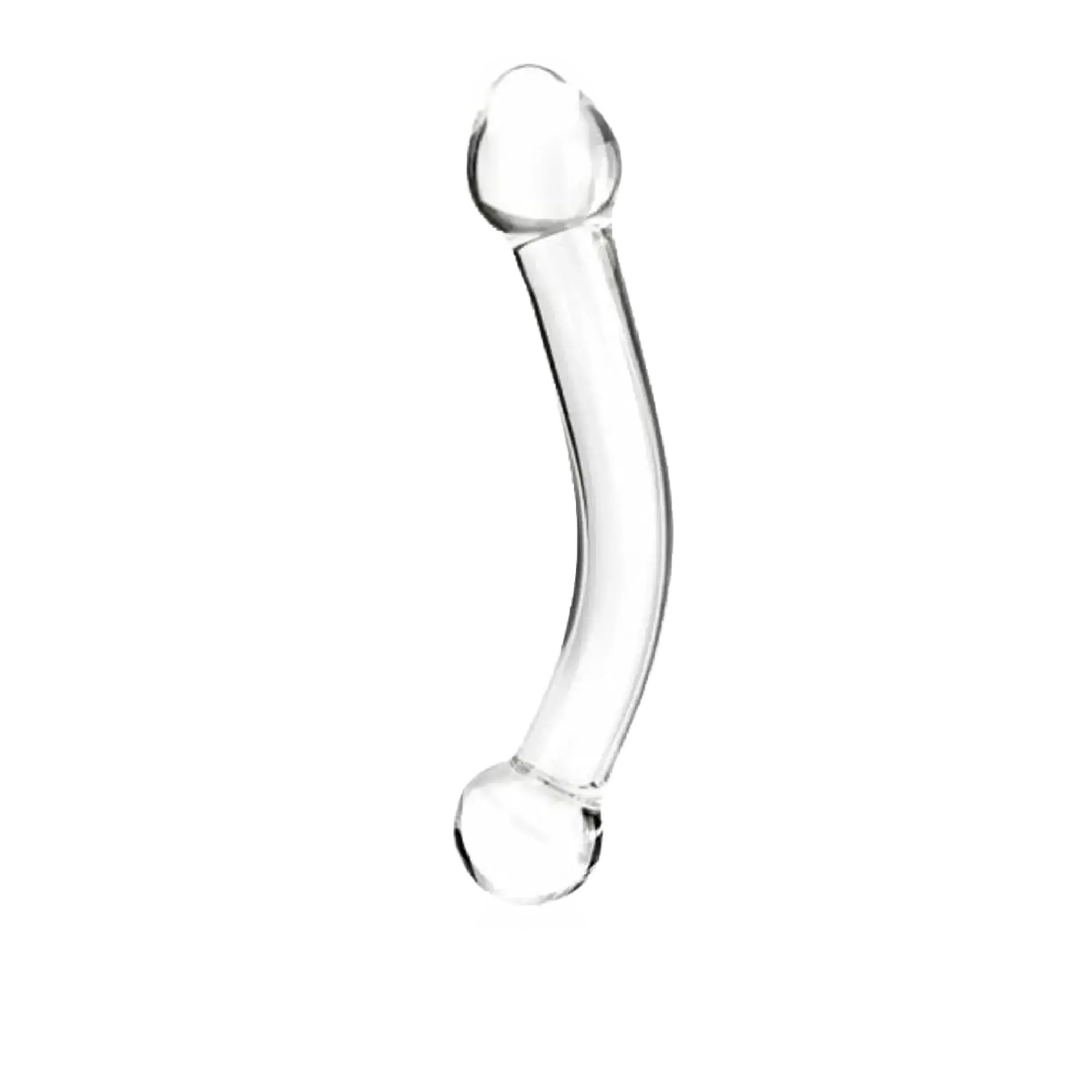 GLAS CURVED GLASS G SPOT STIMULATOR 7 " Electric / Hustler Lingerie