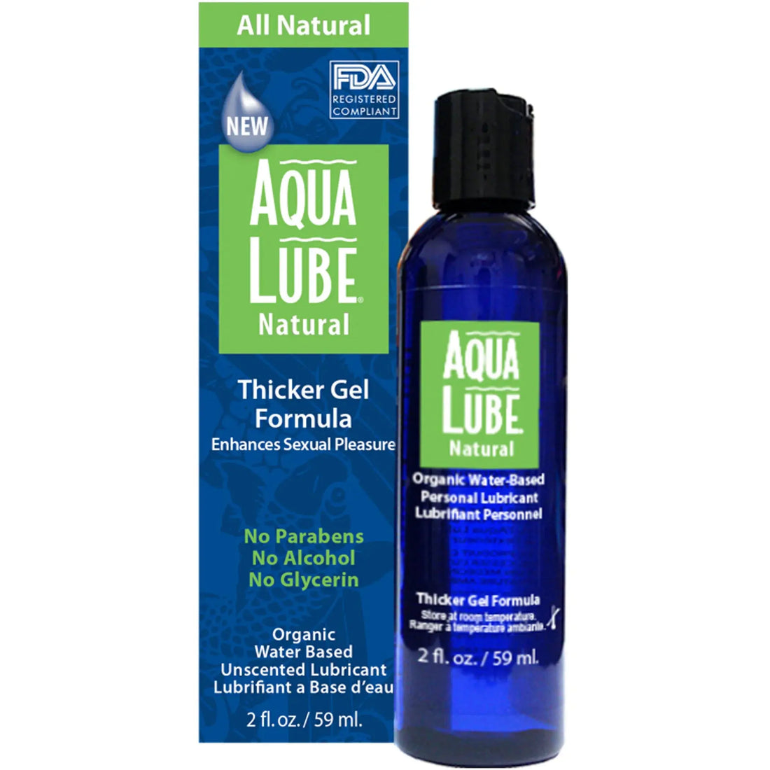 D Aqua Lube Natural 2 Oz Paradise Products
