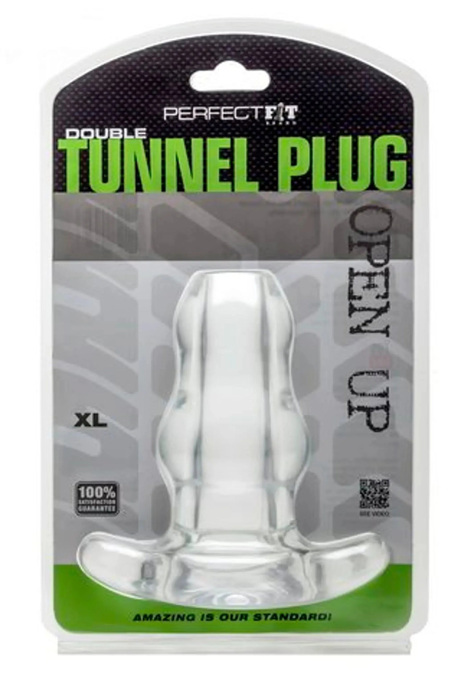 D-Tunnel Plug Extra Large Ice Clear Perfect Fit
