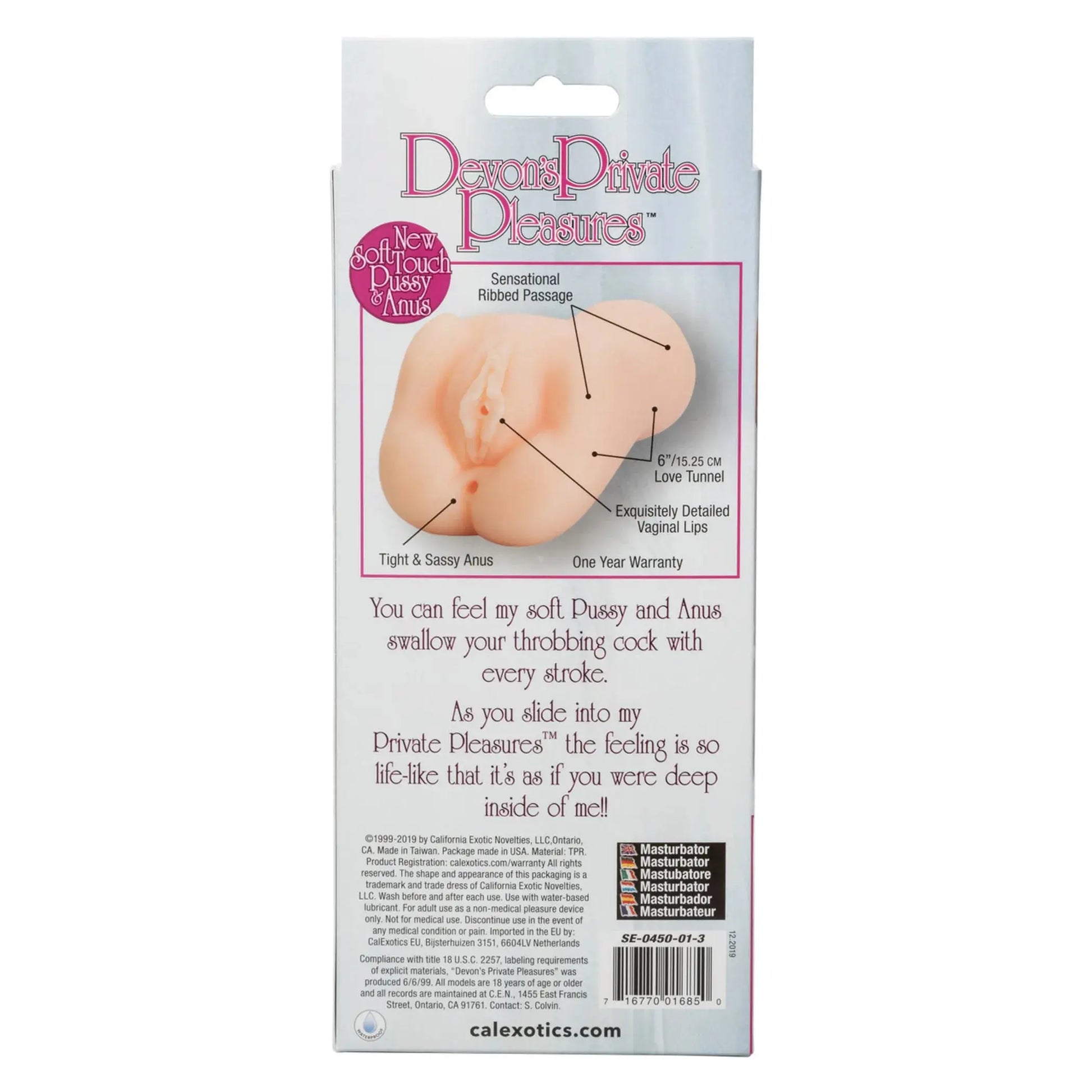 DEVONS PRIVATE PLEASURES California Exotic Novelties
