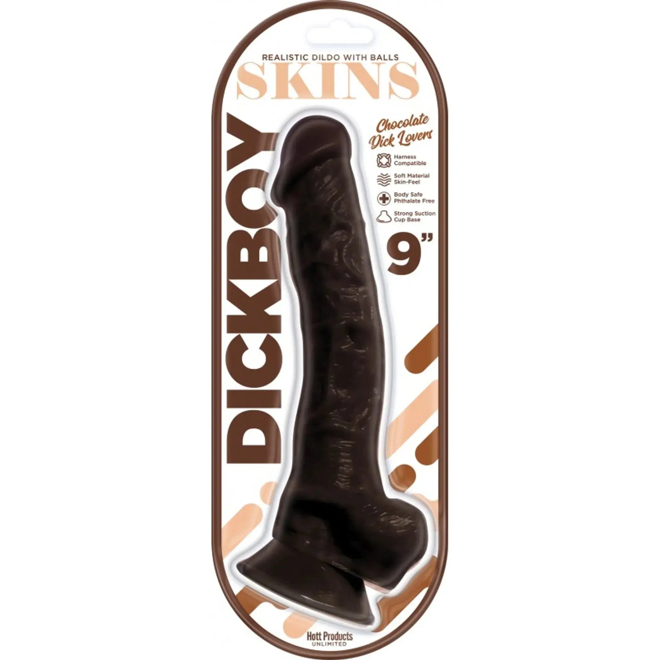 DICKBOY SKINS CHOCOLATE LOVERS 9IN DILDO HOTT Products