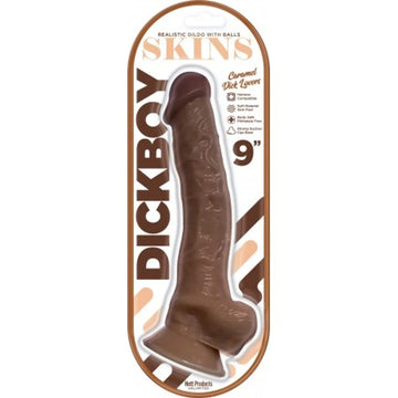 DICKBOY SKINS DILDO CARAMEL LOVERS 9IN HOTT Products
