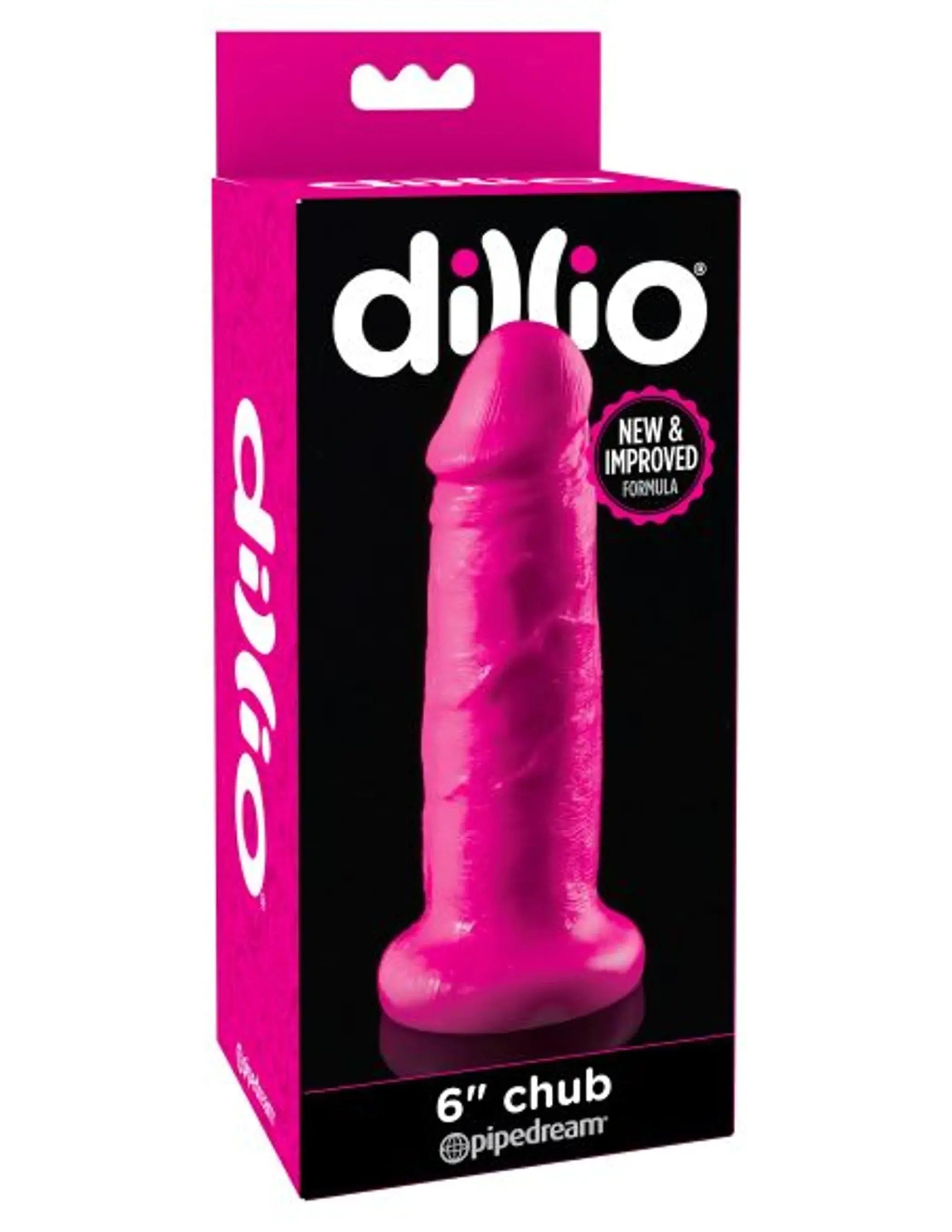 DILLIO 6 CHUB PINK DONG " Pipedream Products