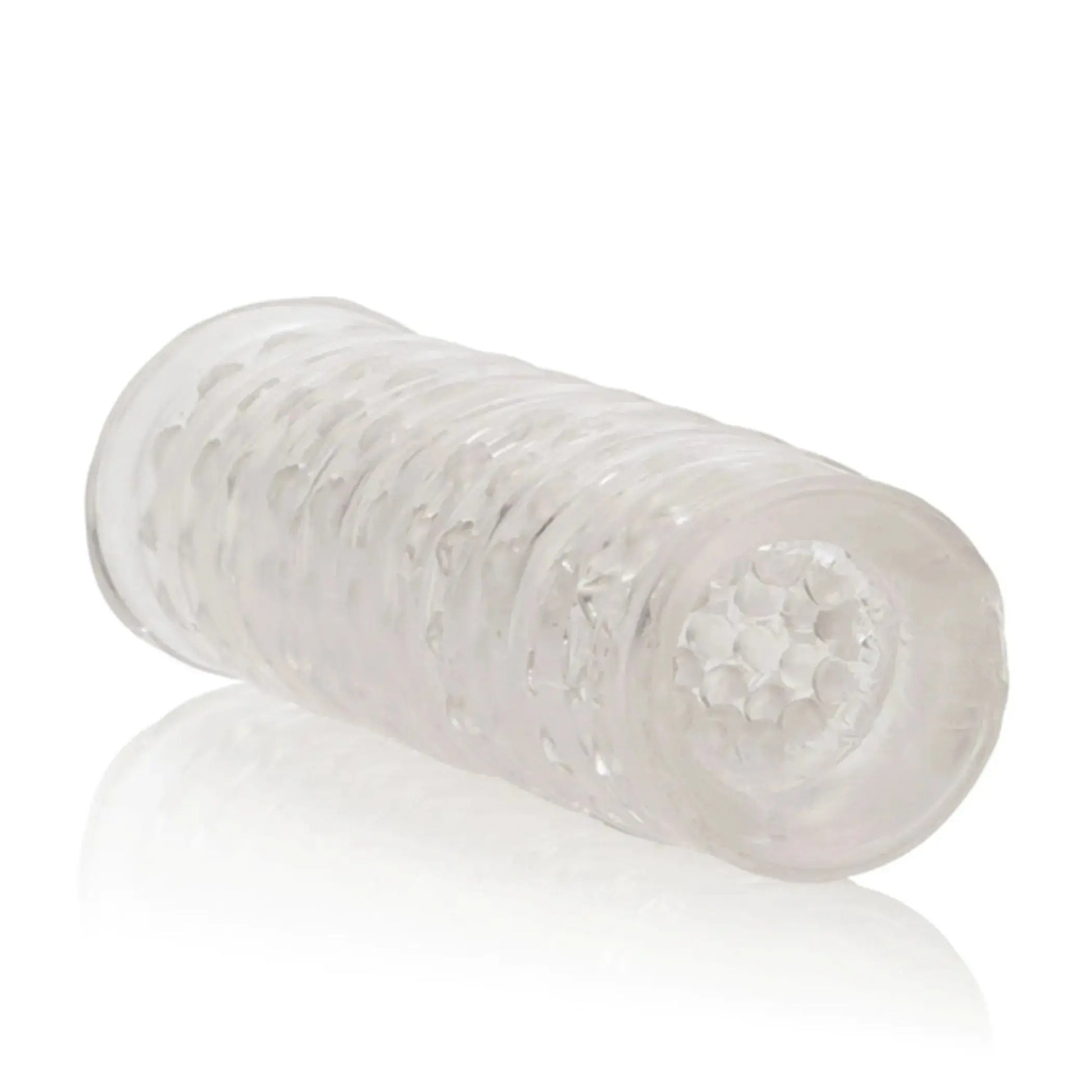 DR JOEL REVERSIBLE MASTURBATOR CLEAR California Exotic Novelties