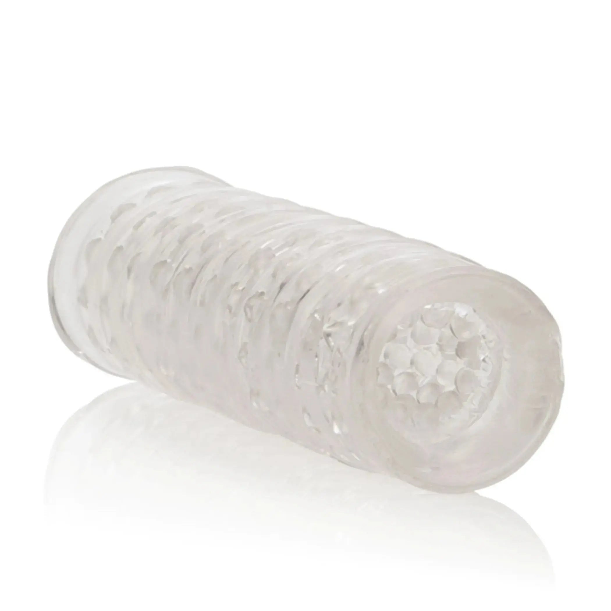DR JOEL REVERSIBLE MASTURBATOR CLEAR California Exotic Novelties