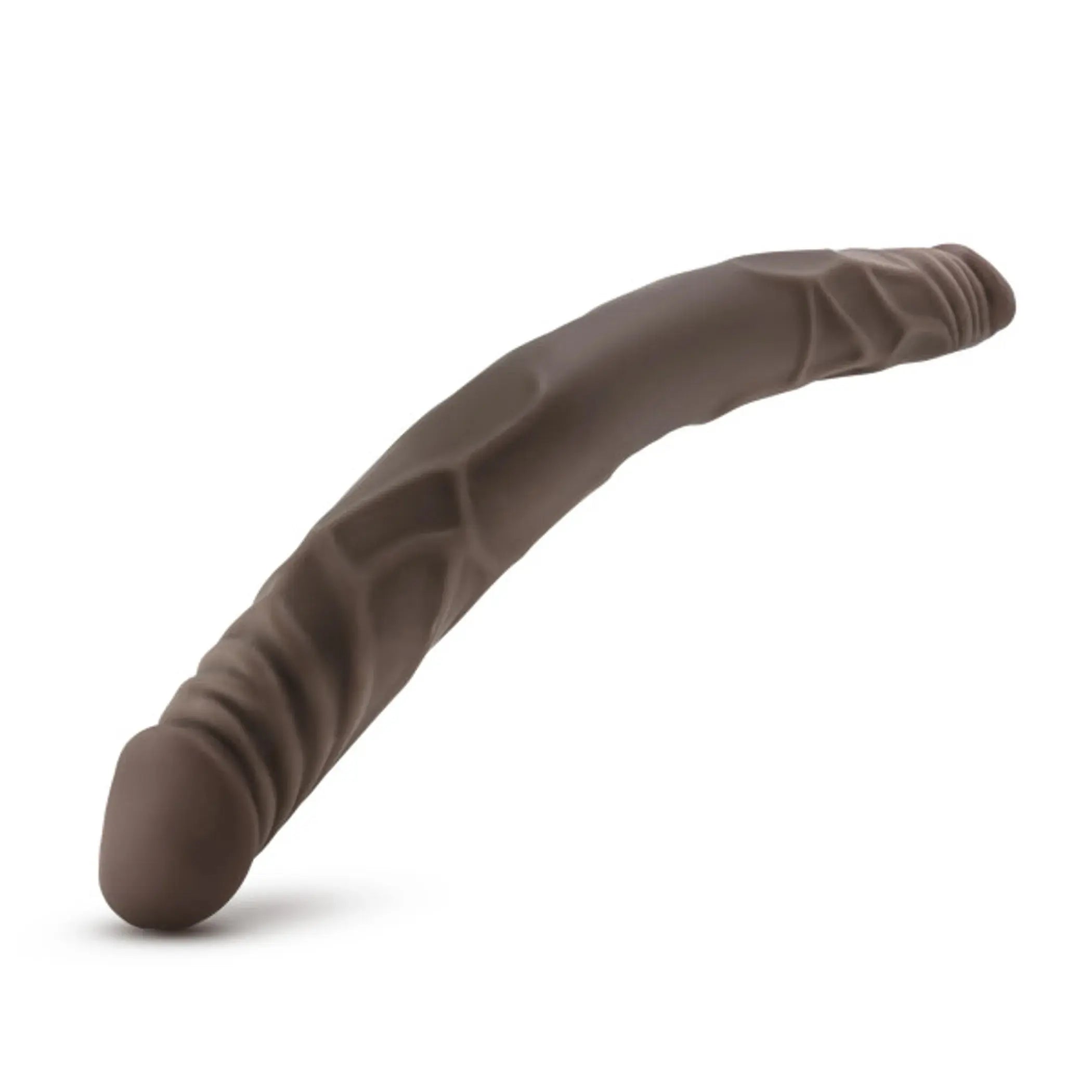 DR SKIN 14 DOUBLE DILDO CHOCOLATE " Blush Novelties