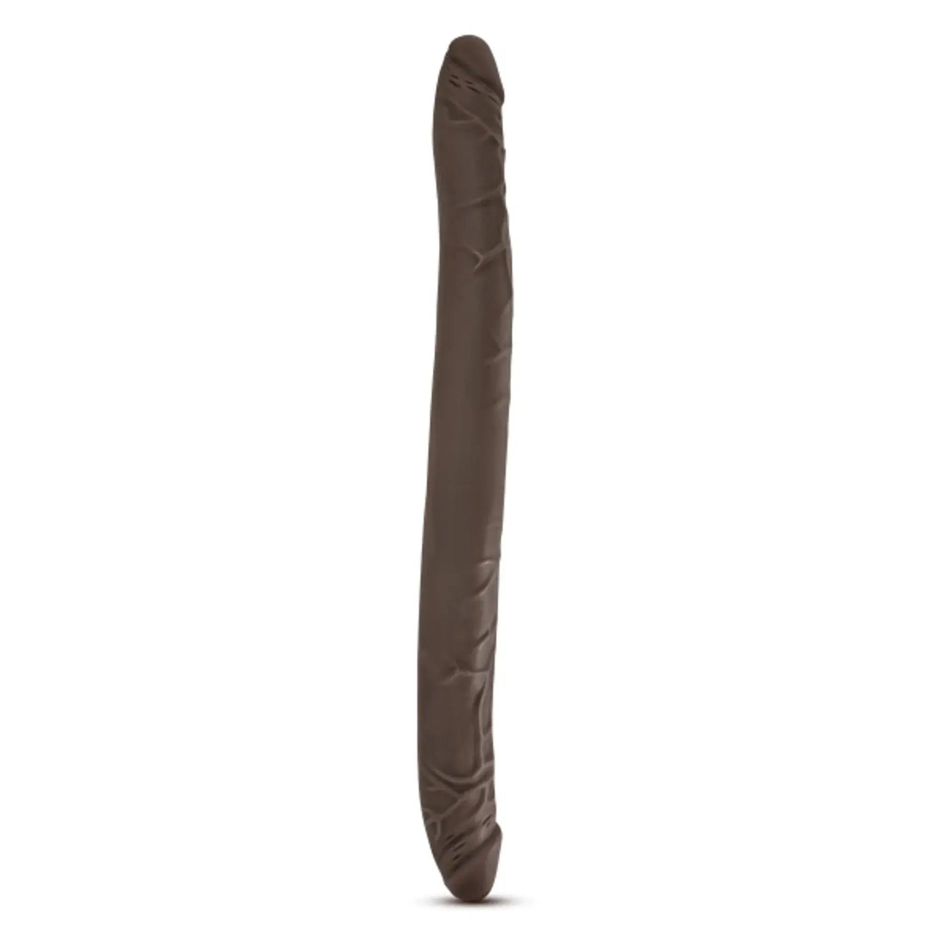 DR SKIN 16 DOUBLE DILDO CHOCOLATE " Blush Novelties