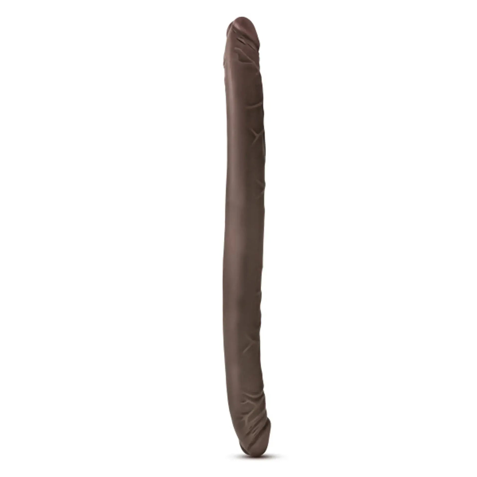 DR SKIN 16 DOUBLE DILDO CHOCOLATE " Blush Novelties