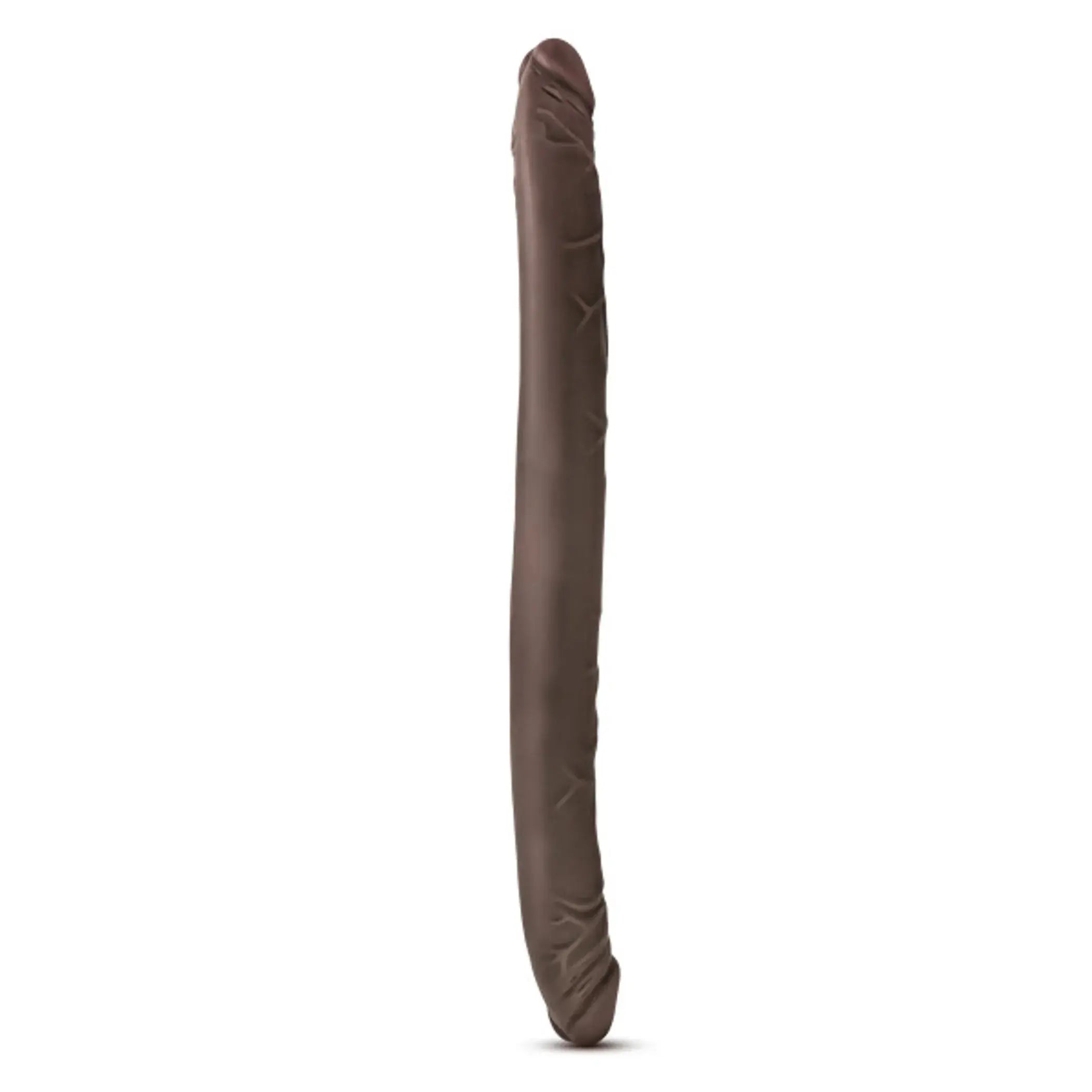 DR SKIN 16 DOUBLE DILDO CHOCOLATE " Blush Novelties