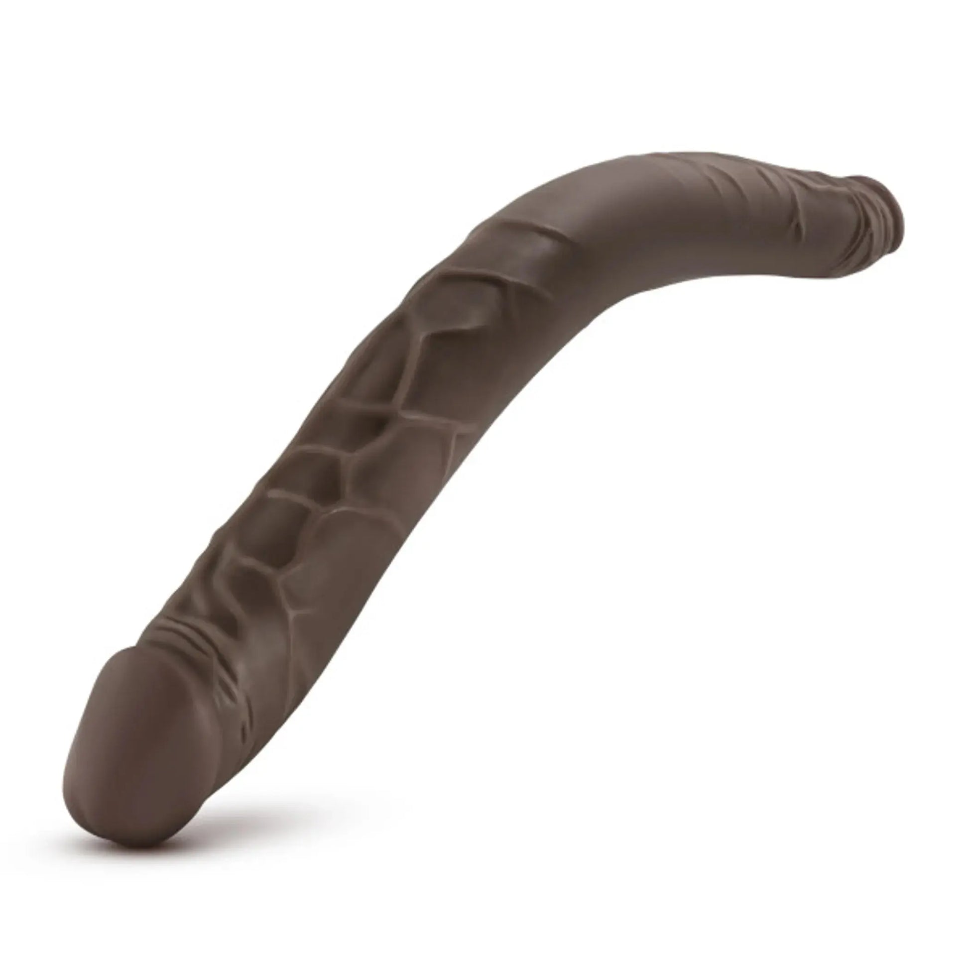 DR SKIN 16 DOUBLE DILDO CHOCOLATE " Blush Novelties