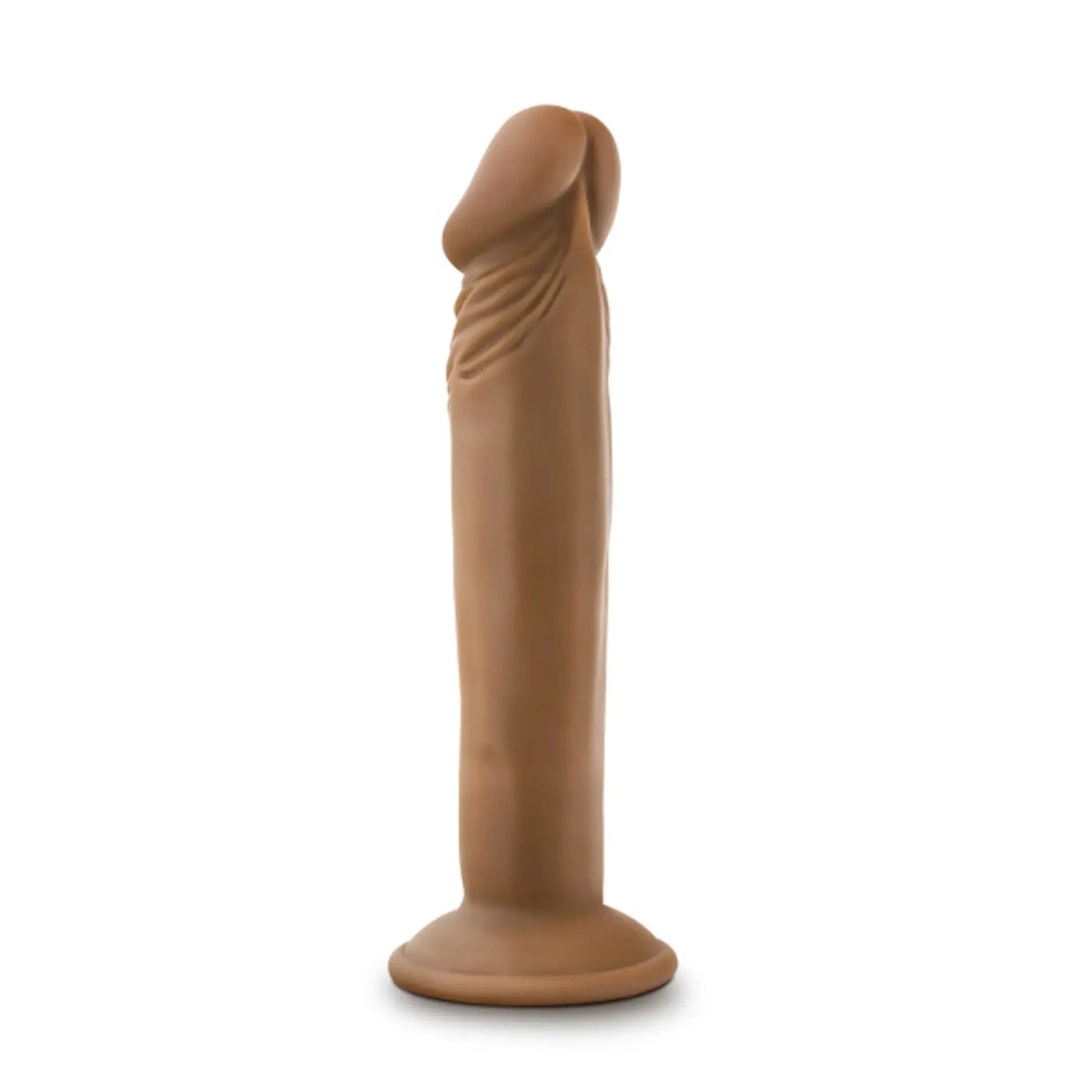 DR SKIN DR SMALL 6IN DILDO MOCHA Blush Novelties