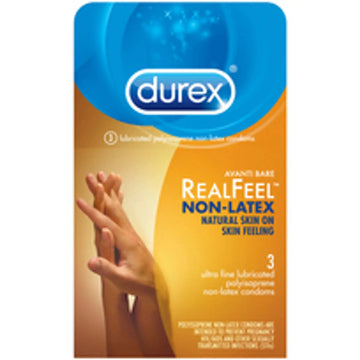 DUREX AVANTI BARE REAL FEEL NON LATEX 3PK Paradise Products