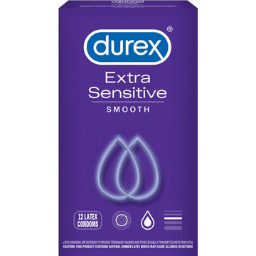 DUREX EXTRA SENSITIVE SMOOTH 12CT Paradise Products