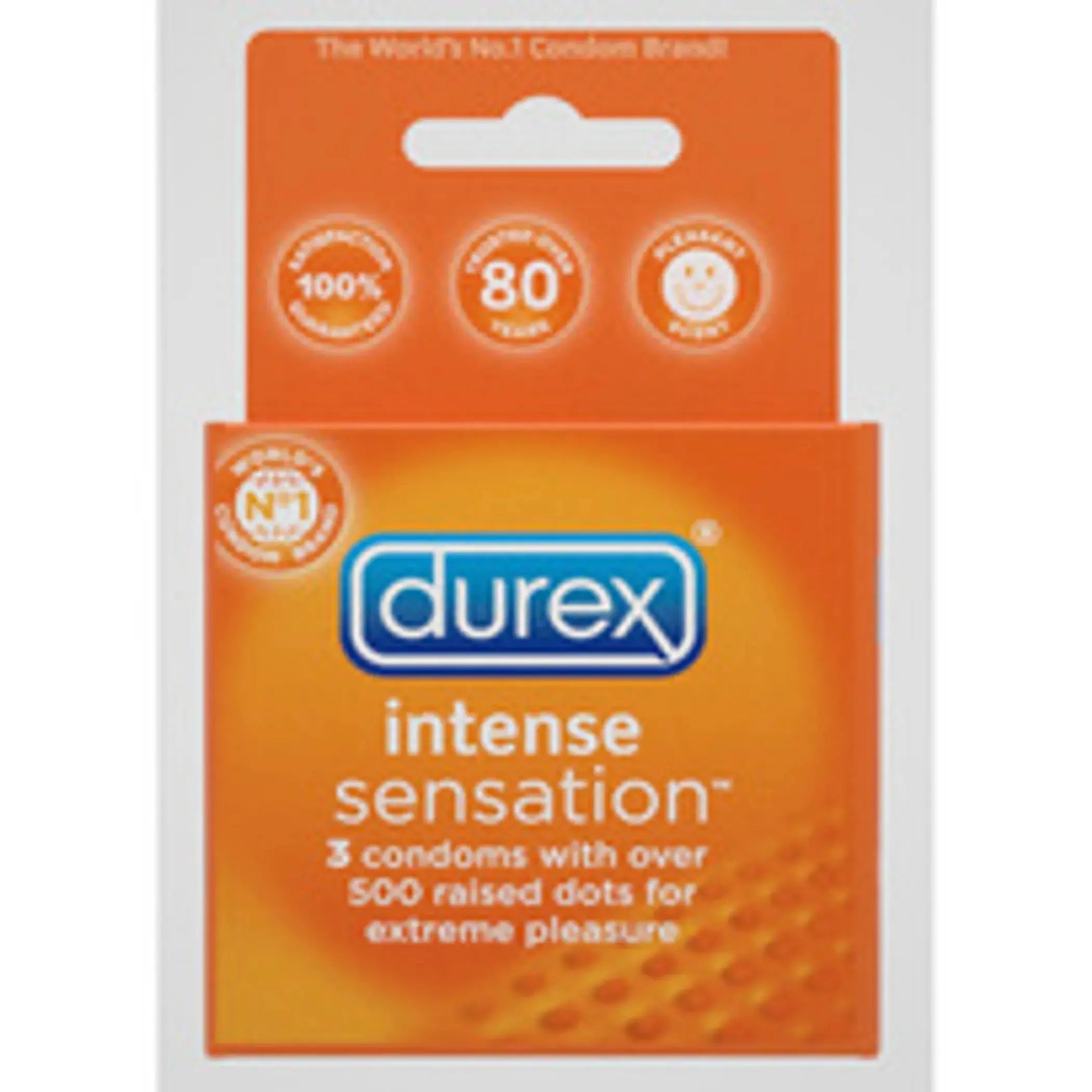 DUREX INTENSE SENSATION 3PK Paradise Products