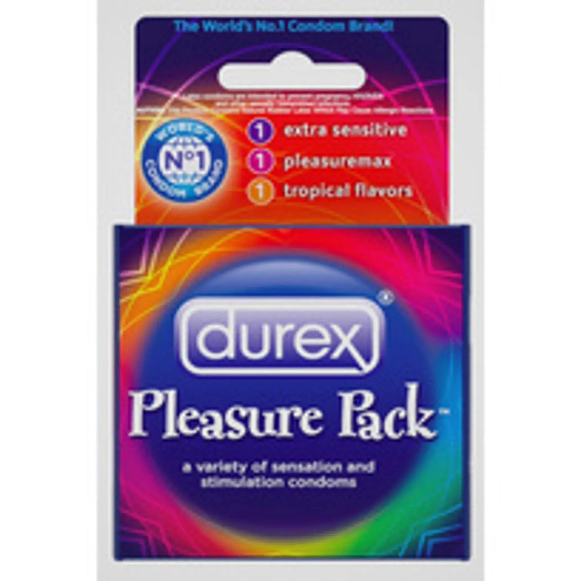 DUREX PLEASURE PACK 3PK Paradise Products