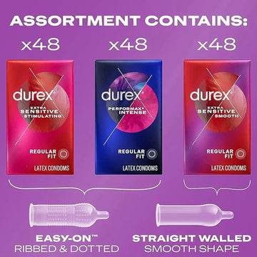 DUREX VARIETY PACK 144 CT Paradise Products