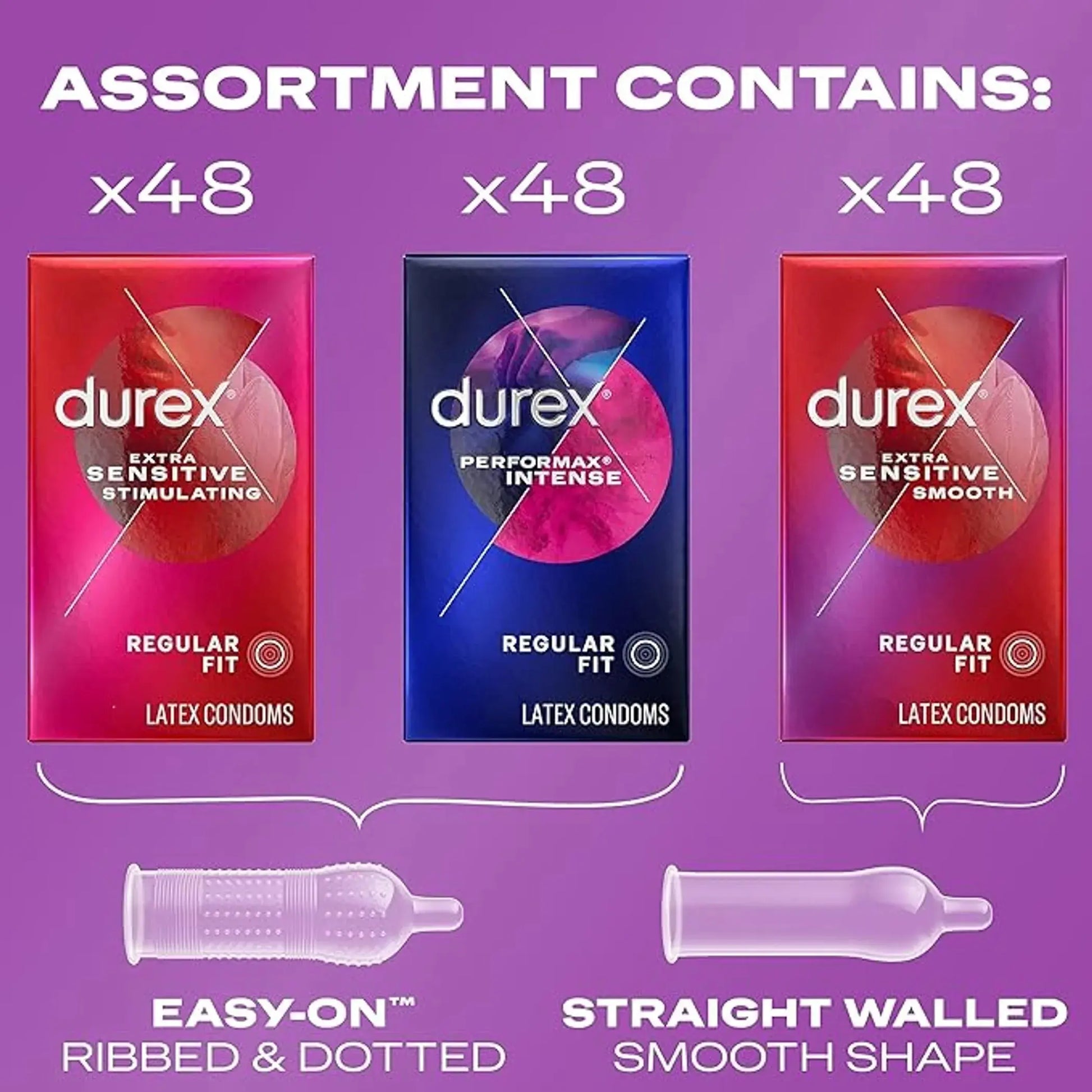 DUREX VARIETY PACK 144 CT Paradise Products