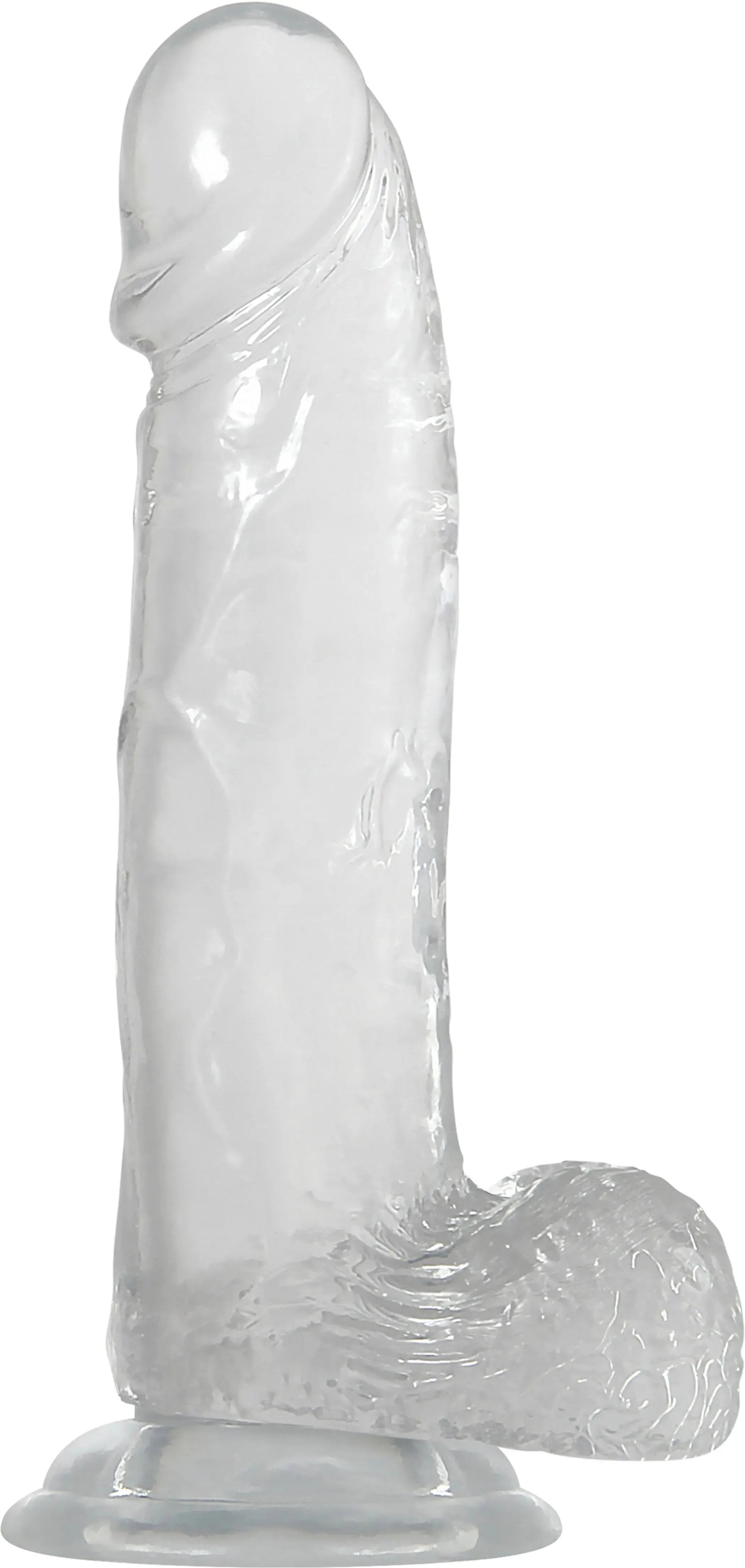 (D) ADAM & EVE CRYSTAL CLEAR 8 DILDO Evolved Novelties