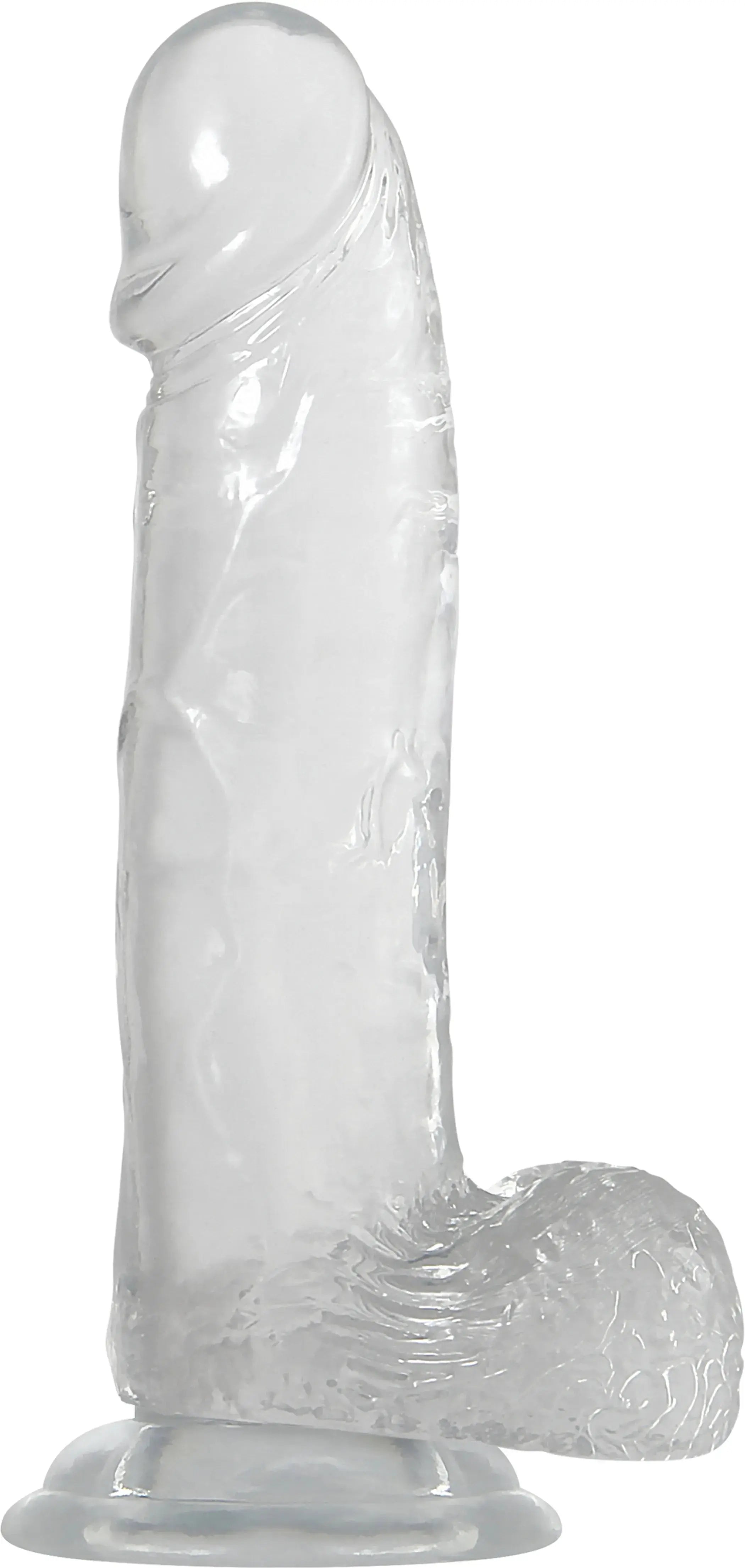 (D) ADAM & EVE CRYSTAL CLEAR 8 DILDO Evolved Novelties
