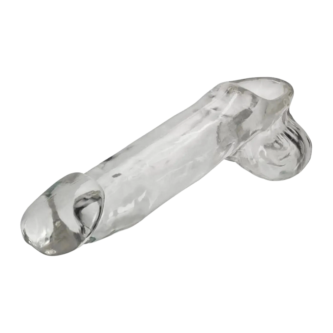 DADDY COCKSHEATH W/ BALLS CLEAR (NET) OXBALLS