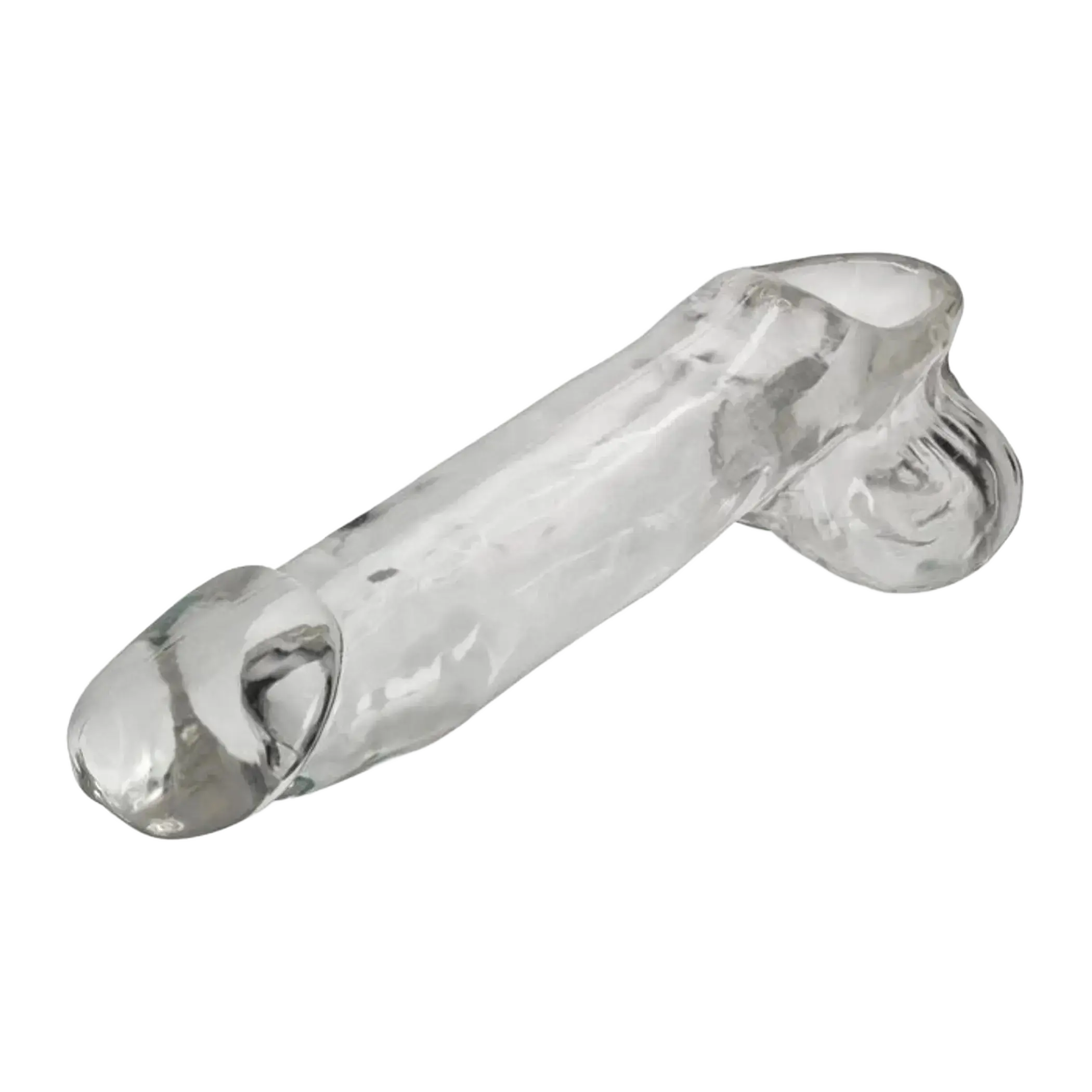 DADDY COCKSHEATH W/ BALLS CLEAR (NET) OXBALLS