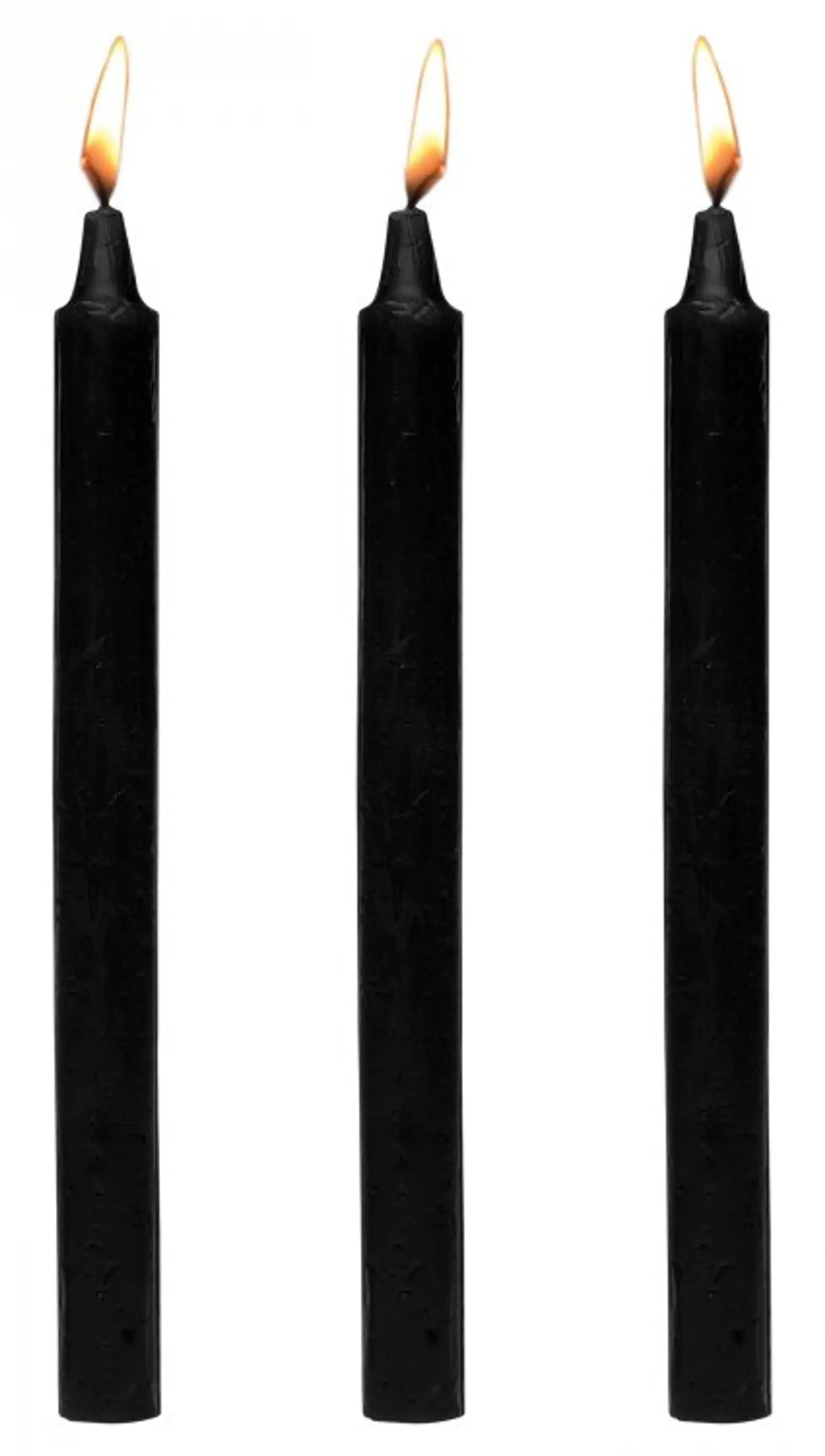 Dark Drippers Fetish Drip Candle Set of 3 Black XR Brands