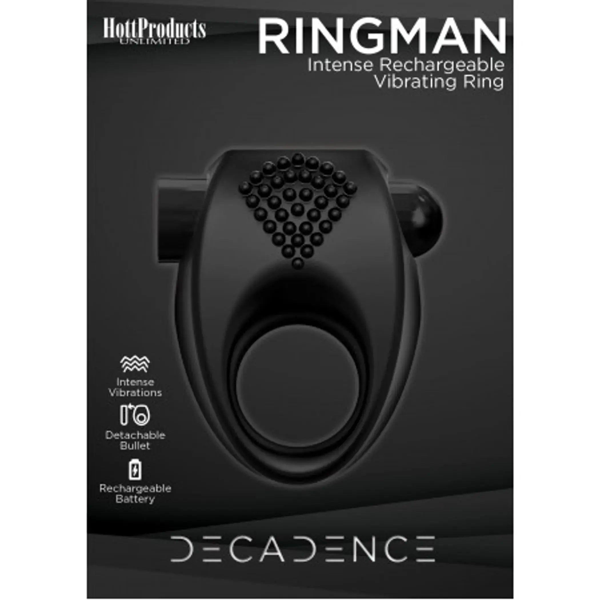Decadence Ringman Vibrati Cock Ring HOTT Products