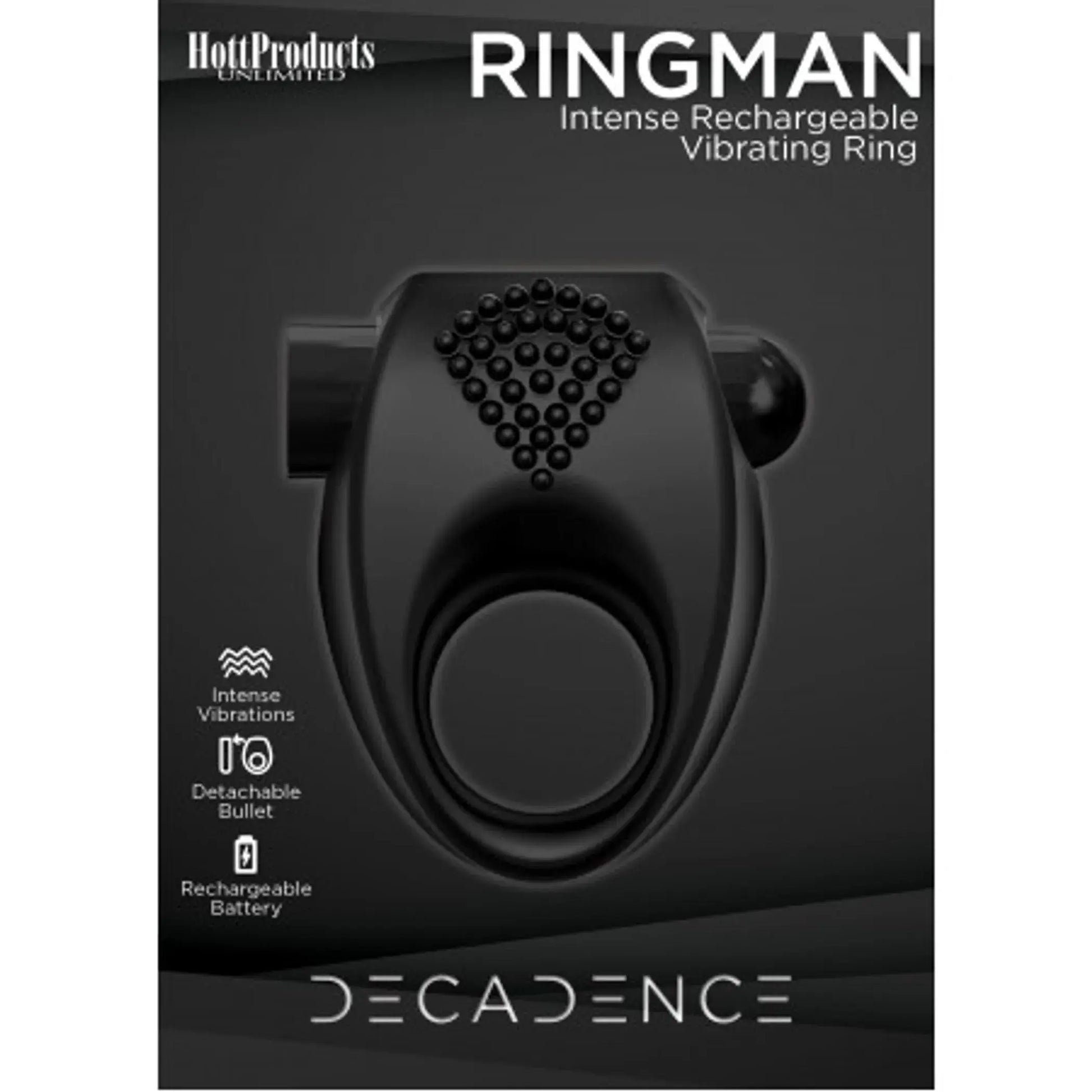 Decadence Ringman Vibrati Cock Ring HOTT Products