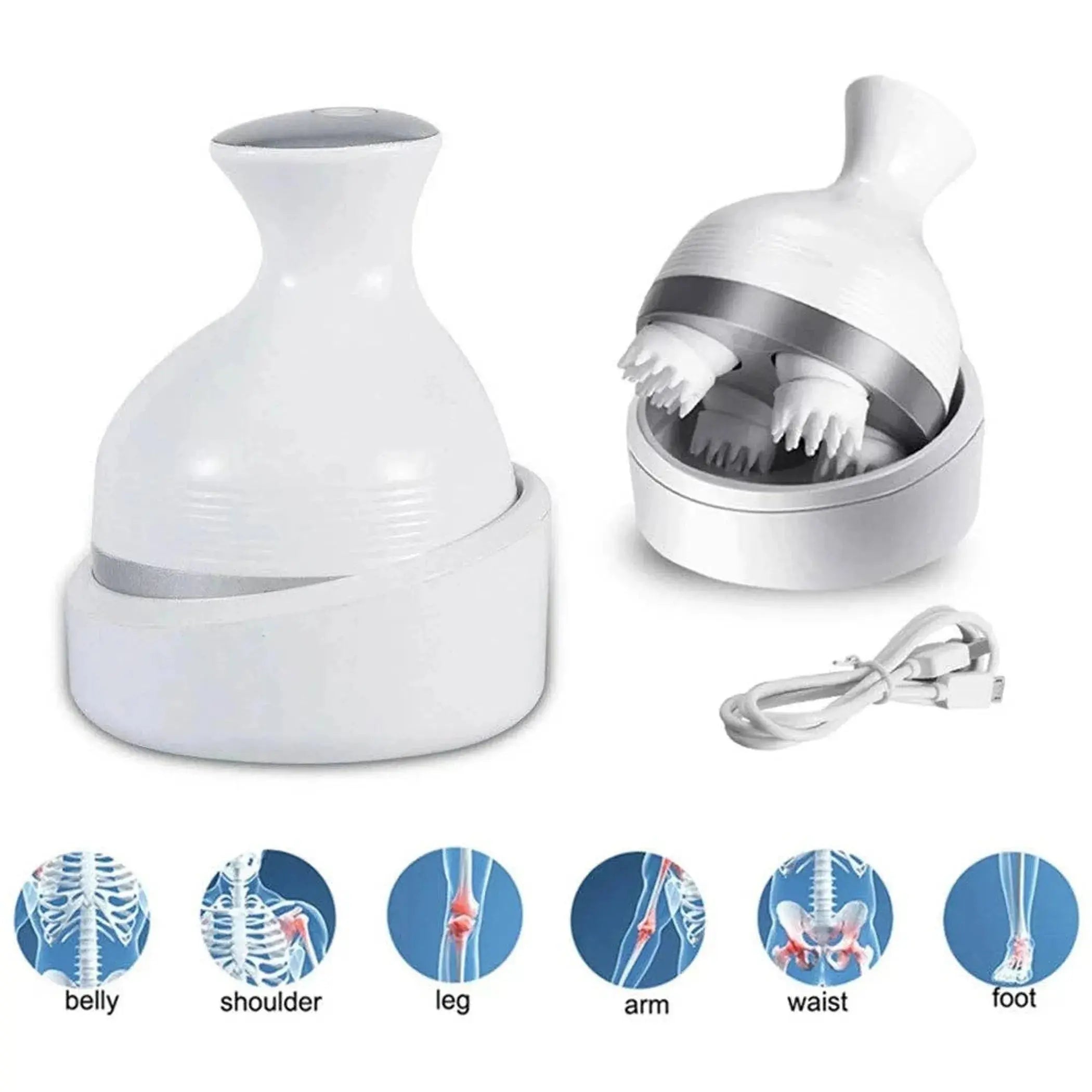 Deep Tissue Waterproof Scalp & Body Massager Marquee Innovations