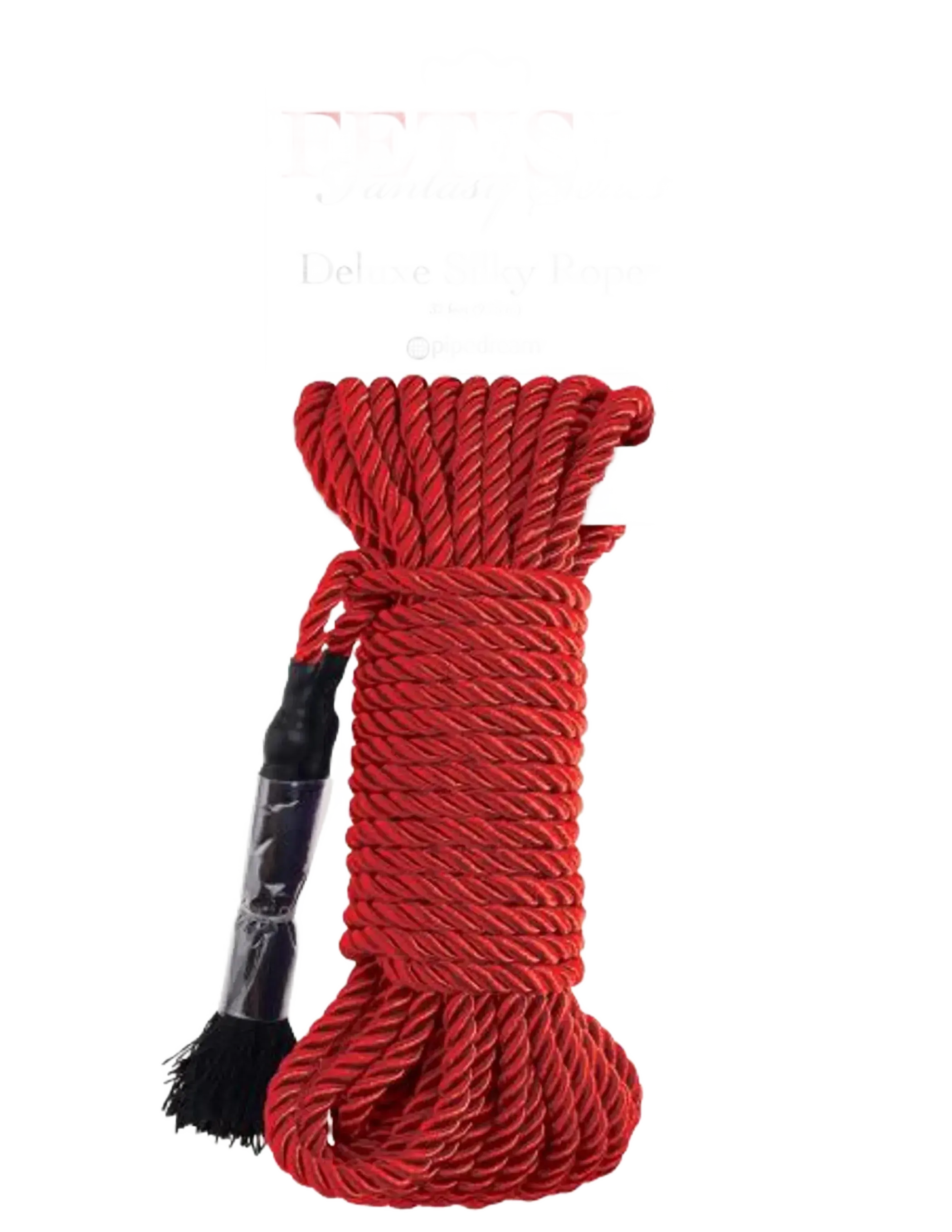 FETISH FANTASY SERIES DELUXE SILK ROPE RED Pipedream Products