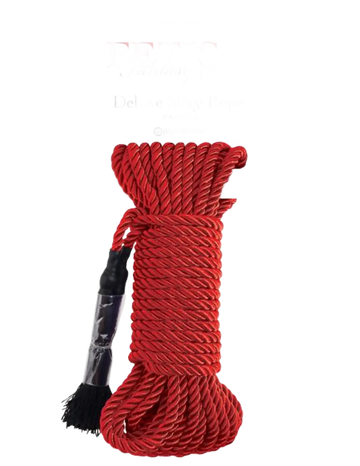 FETISH FANTASY SERIES DELUXE SILK ROPE RED Pipedream Products