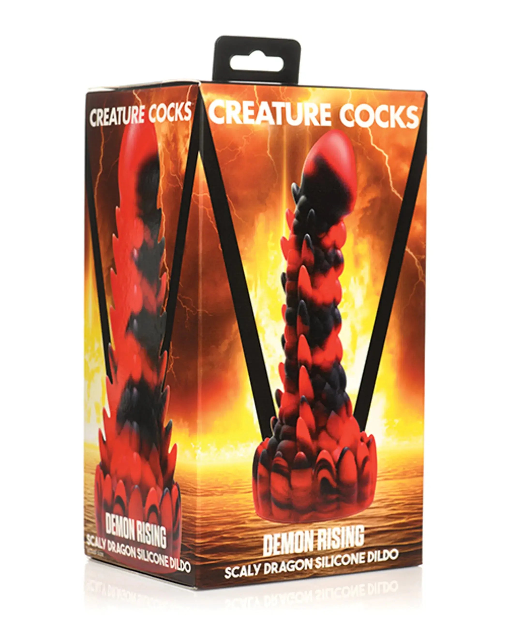 Demon Rising Scaly Dragon Silicone Dildo XR Brands