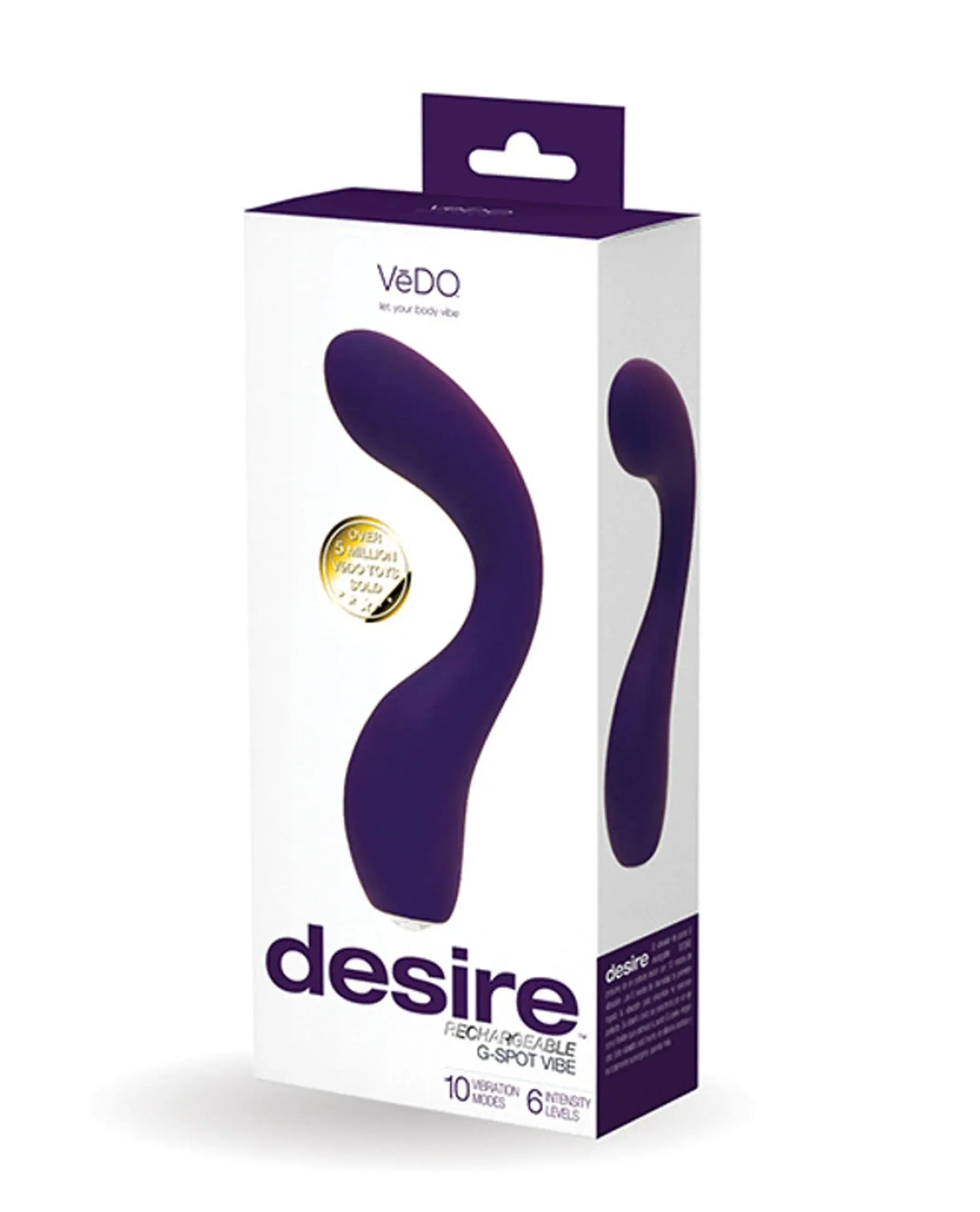 Desire G Spot Vibe Purple Vedo