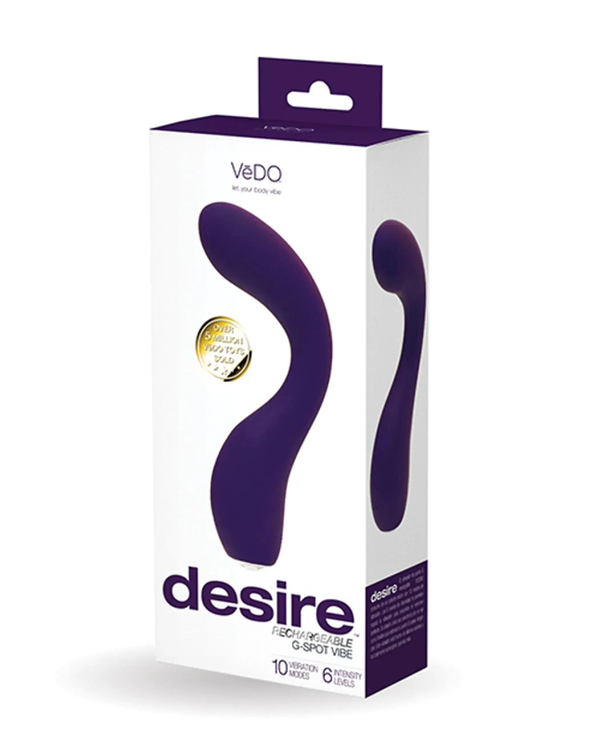 Desire G Spot Vibe Purple Vedo