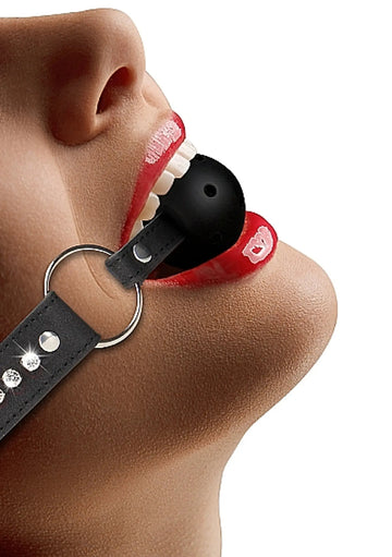 Diamond Studded Breathable Ball Gag Shots America