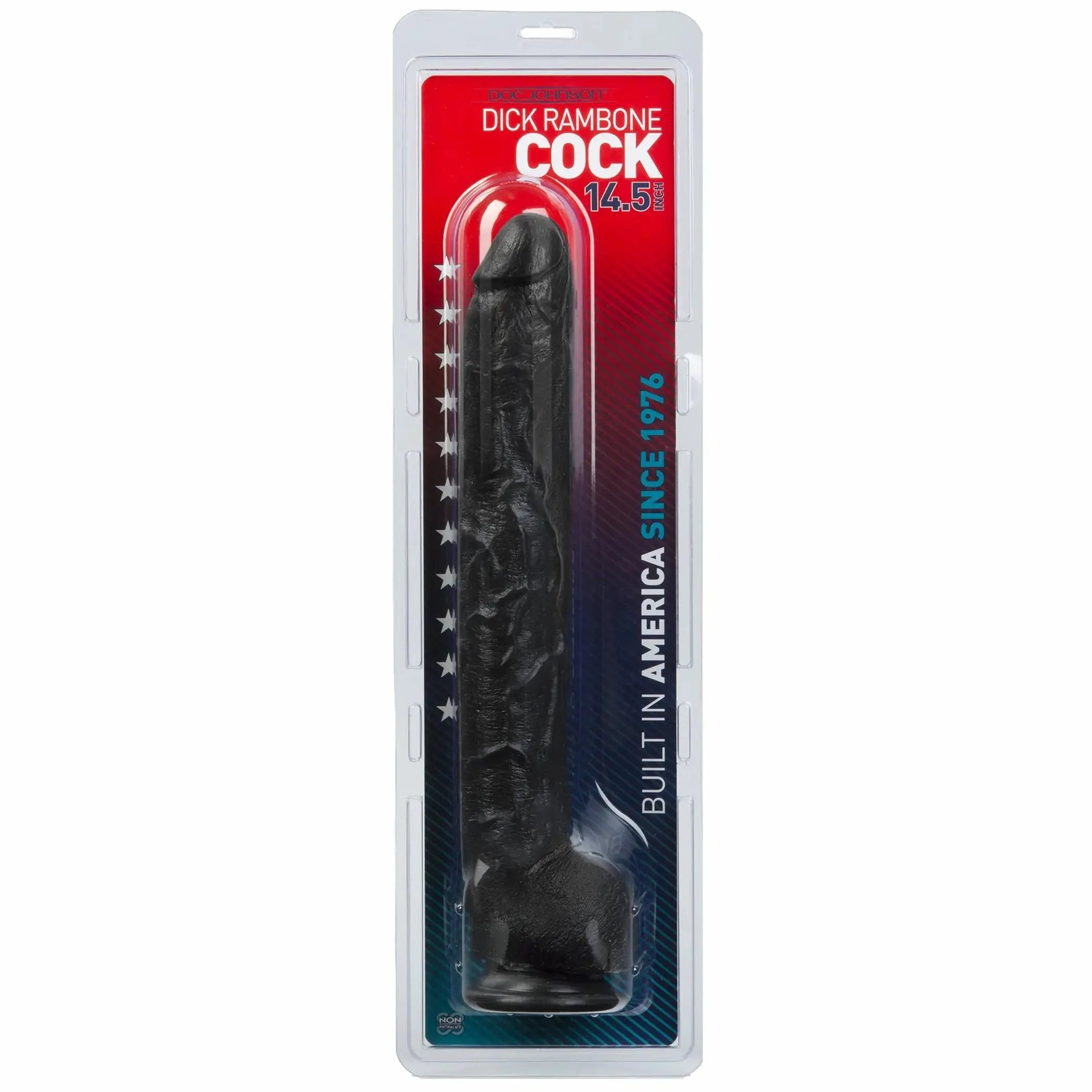 Dick Rambone Cock - Black Doc Johnson Novelties