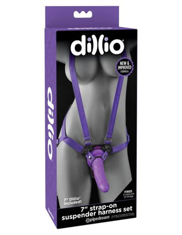 Dillio 7 Strap-On Suspender Harness Set Pipedream Products