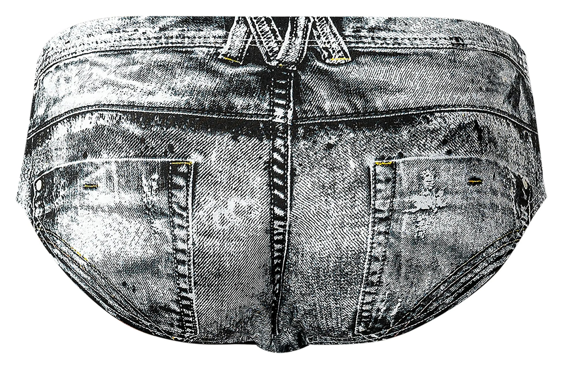 Dirty Denim Bikini Blue Medium Male Power Lingerie