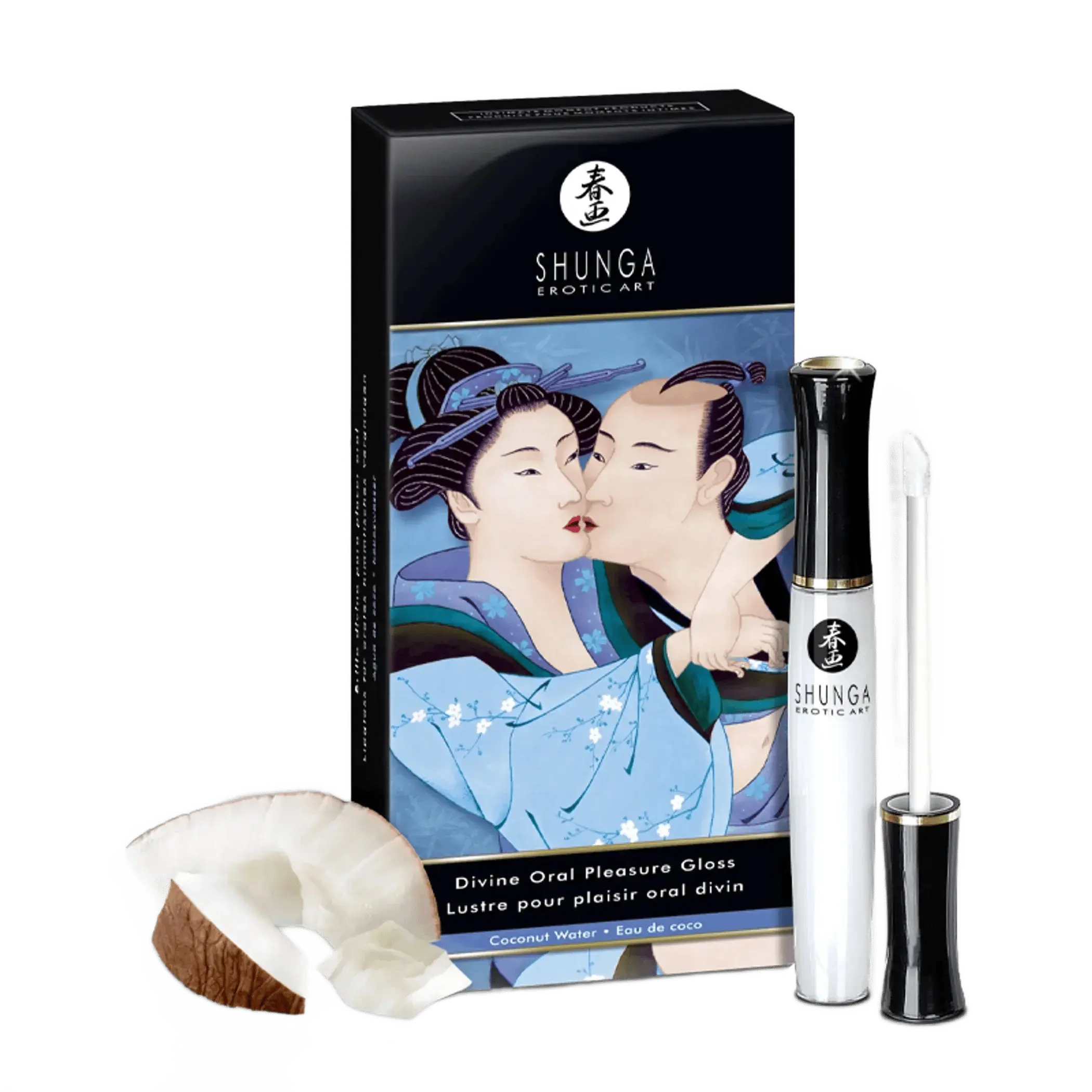 DIVINE ORAL PLEASURE LIPGLOSS COCONUT WATER 1 OZ Shunga
