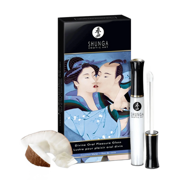 DIVINE ORAL PLEASURE LIPGLOSS COCONUT WATER 1 OZ Shunga