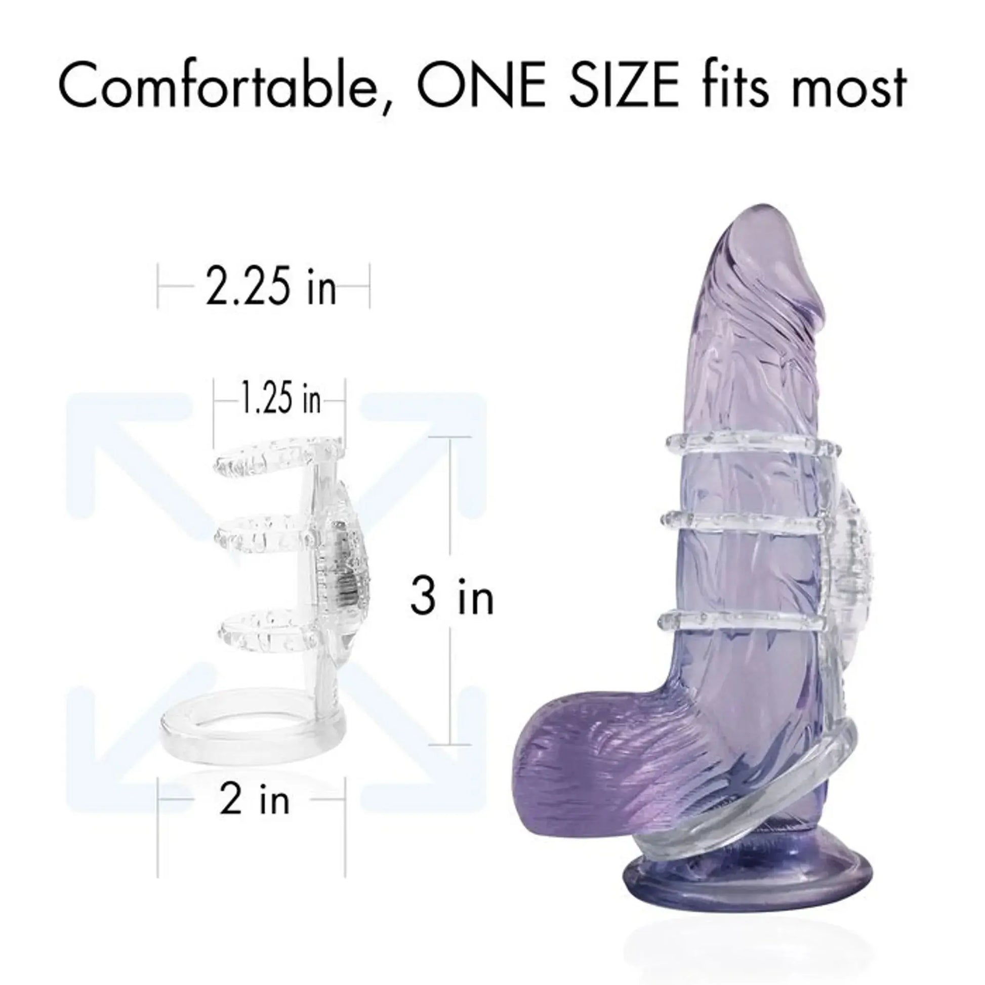 Doctor Love Zinger Vibrating Cock Cage Clear Doctor Love