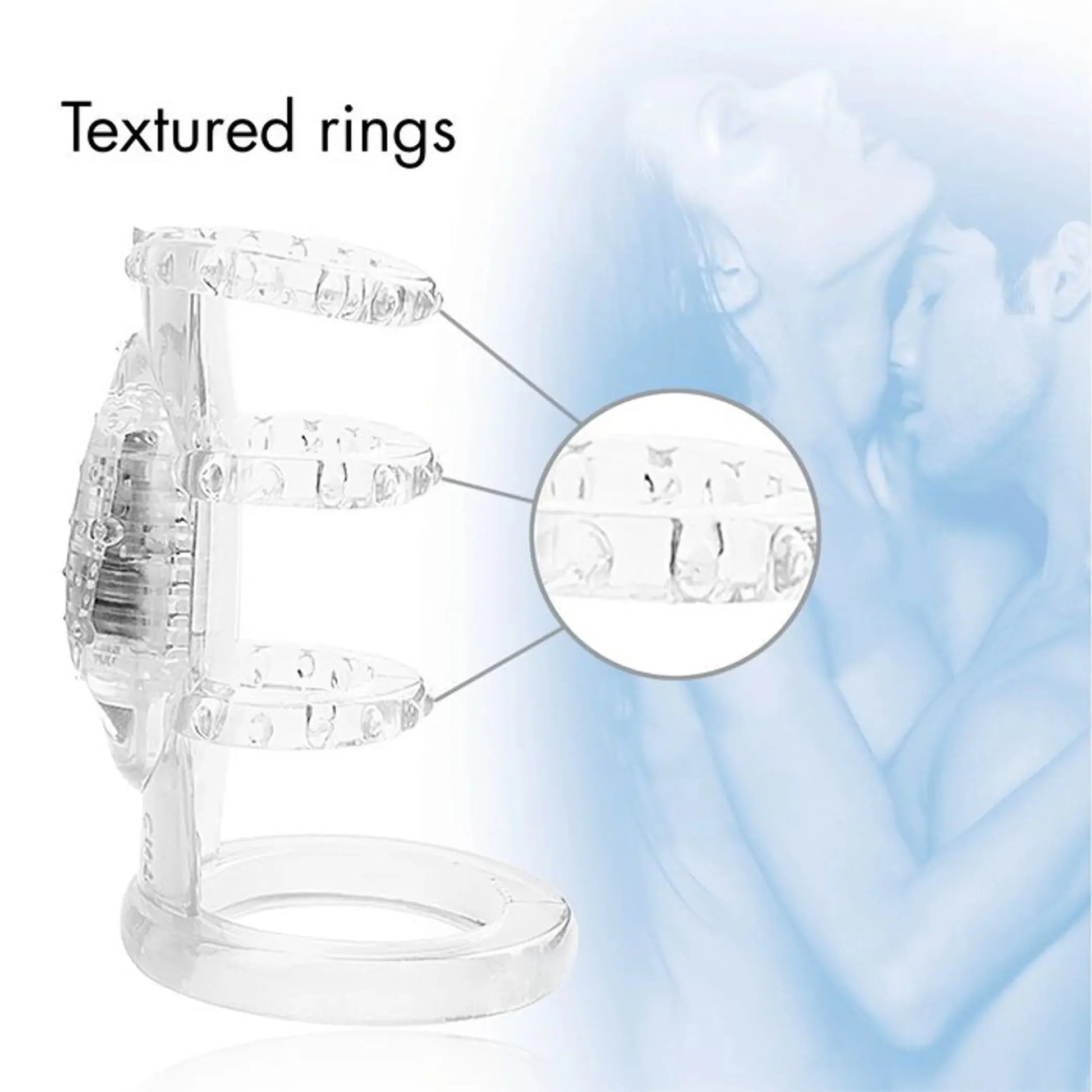 Doctor Love Zinger Vibrating Cock Cage Clear Doctor Love
