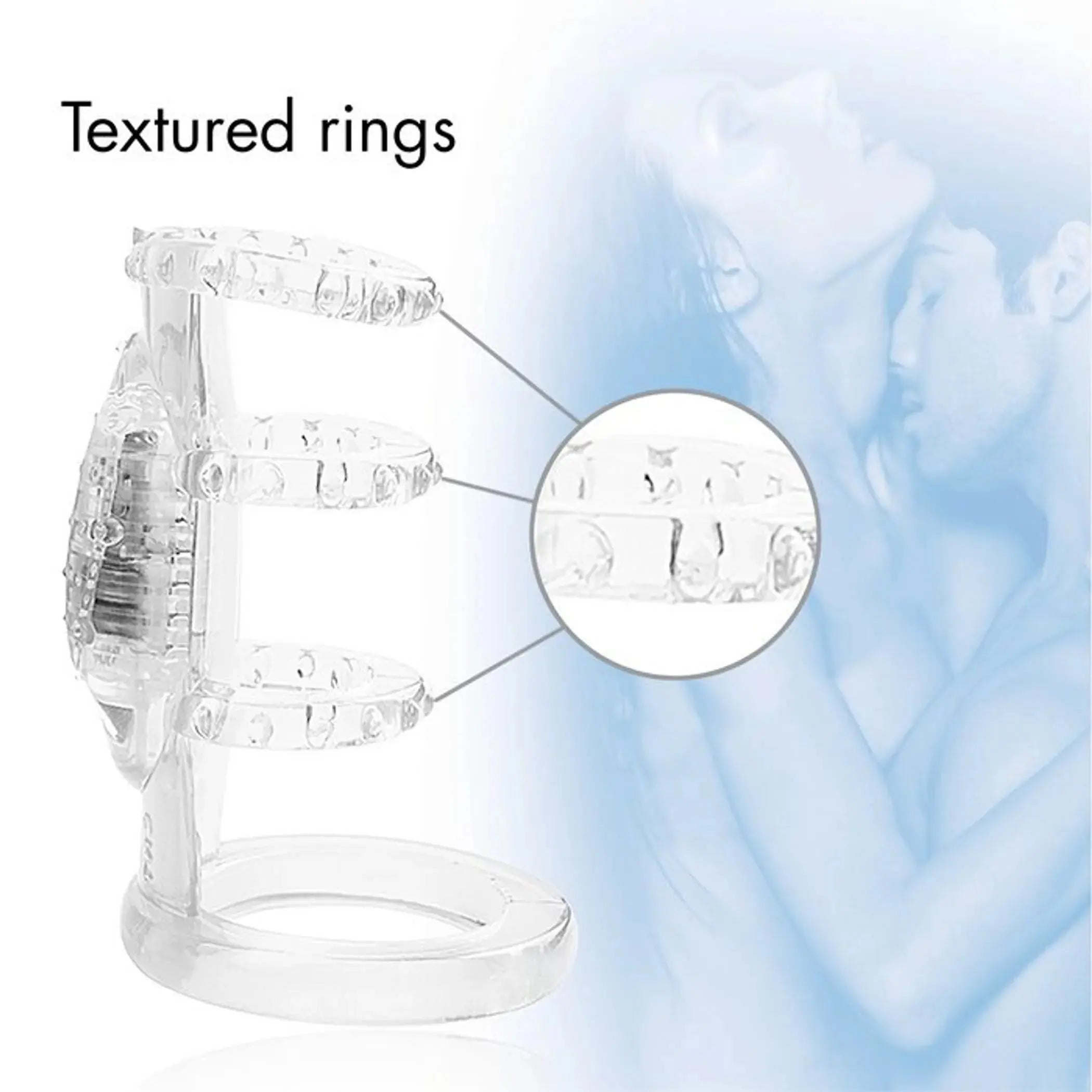 Doctor Love Zinger Vibrating Cock Cage Clear Doctor Love