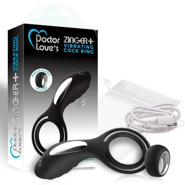 Doctor Love Zinger+ Vibrating Cock Ring With Remote Doctor Love